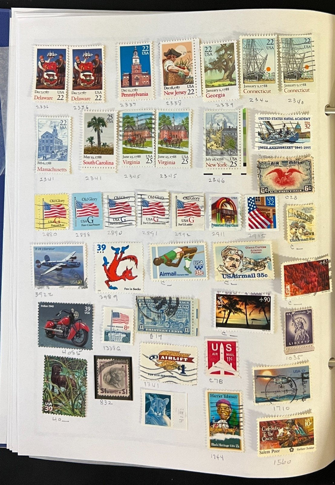 United States Stamp Collection Album Mint & Used ZAYIX