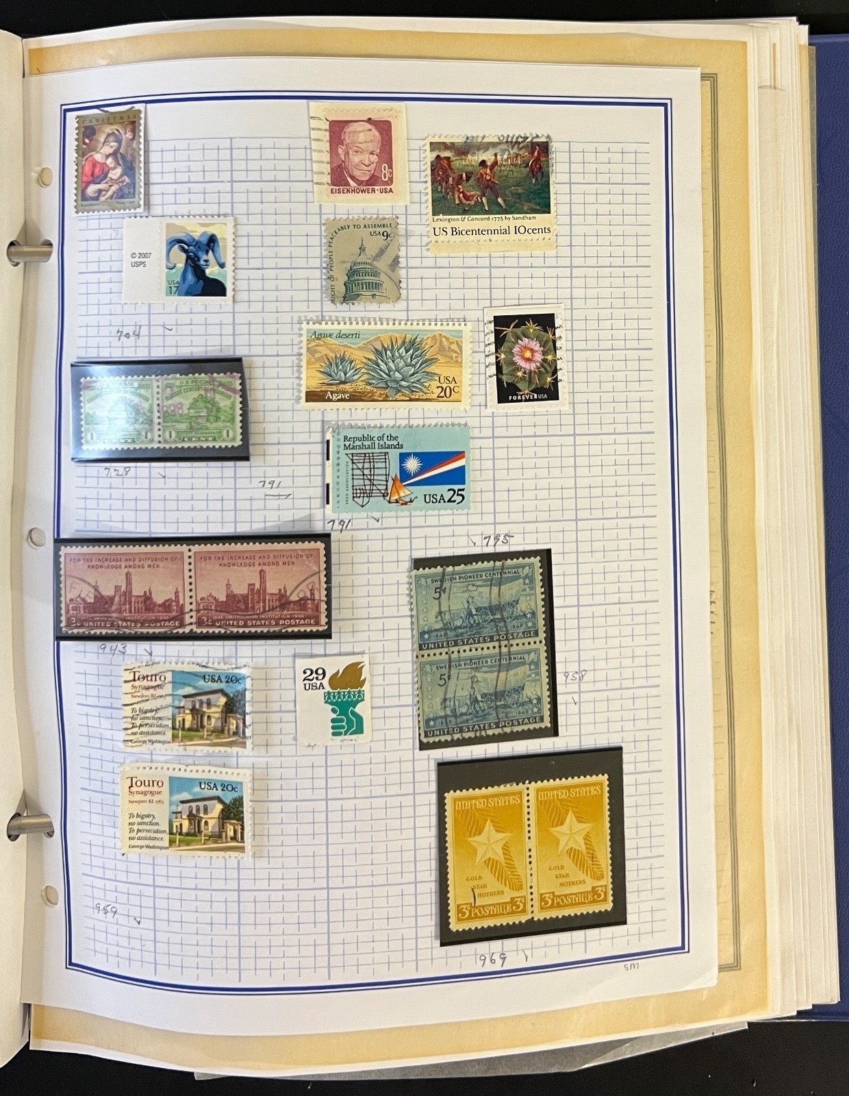 United States Stamp Collection Album Mint & Used ZAYIX