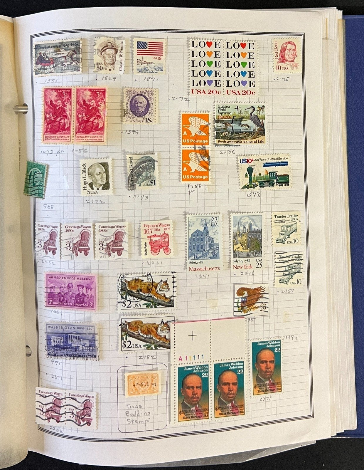 United States Stamp Collection Album Mint & Used ZAYIX