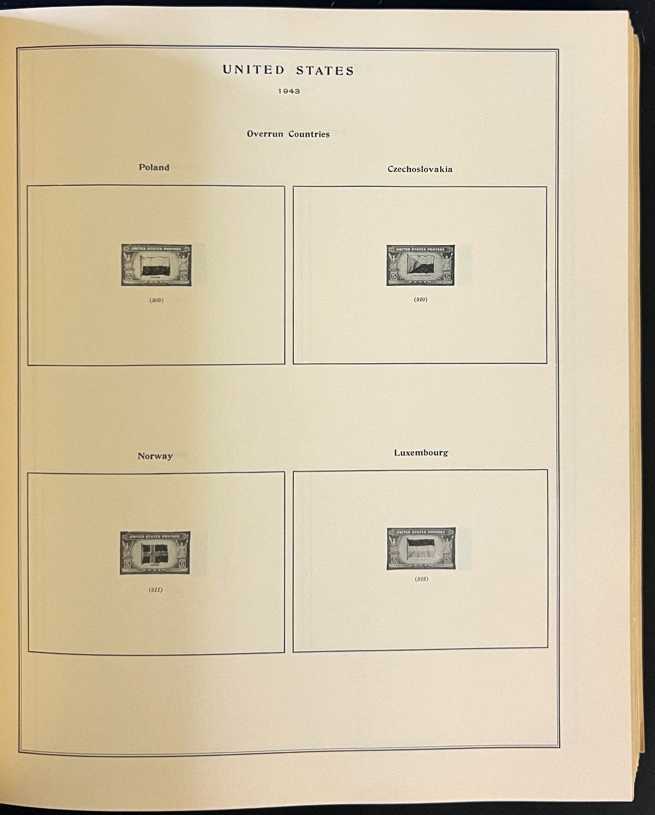 United States Plate Block Stamp Album Scott Specialty Binder 1901-1944 ZAYIX
