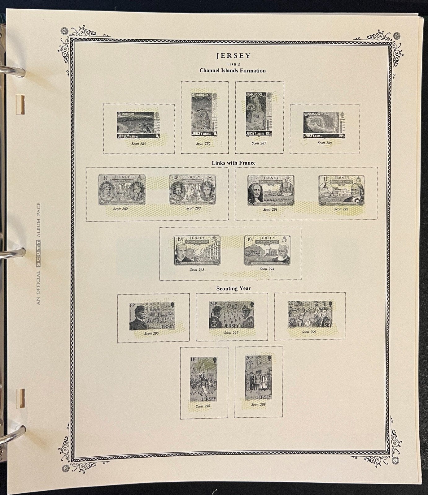 Jersey Stamp Album 2 Scott Specialty Binders & Slipcases 1958-2014 ZAYIX