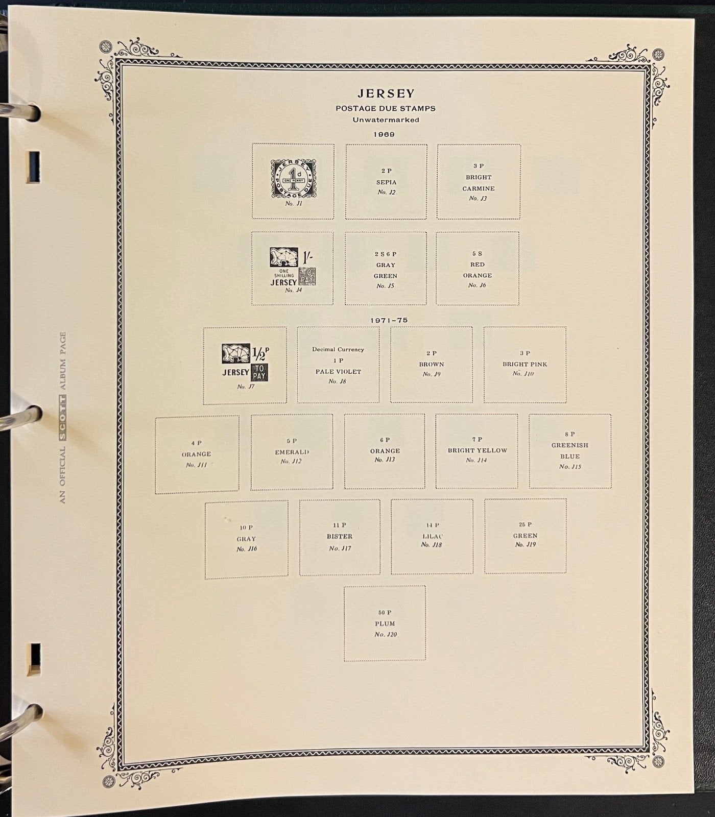 Jersey Stamp Album 2 Scott Specialty Binders & Slipcases 1958-2014 ZAYIX