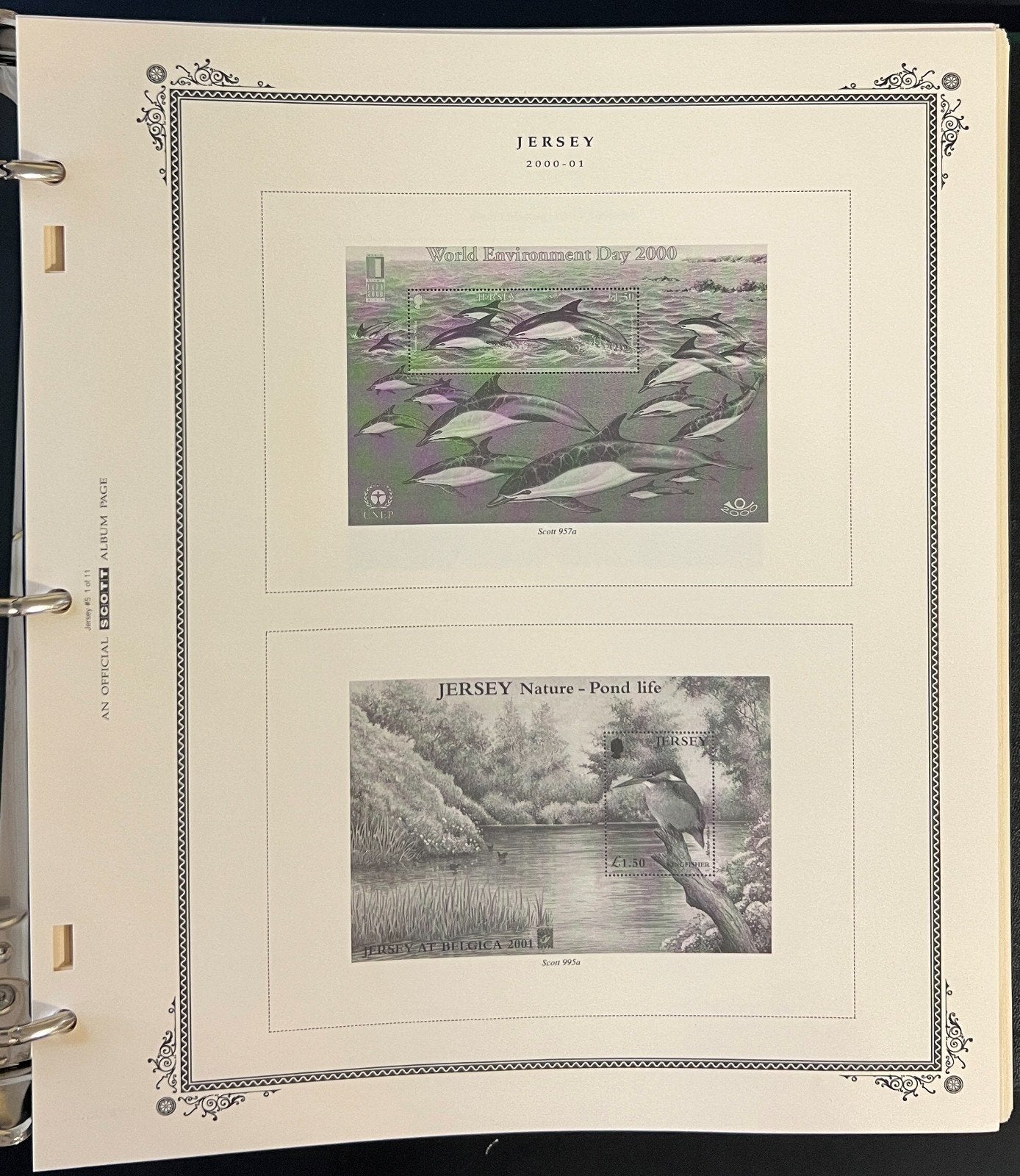 Jersey Stamp Album 2 Scott Specialty Binders & Slipcases 1958-2014 ZAYIX