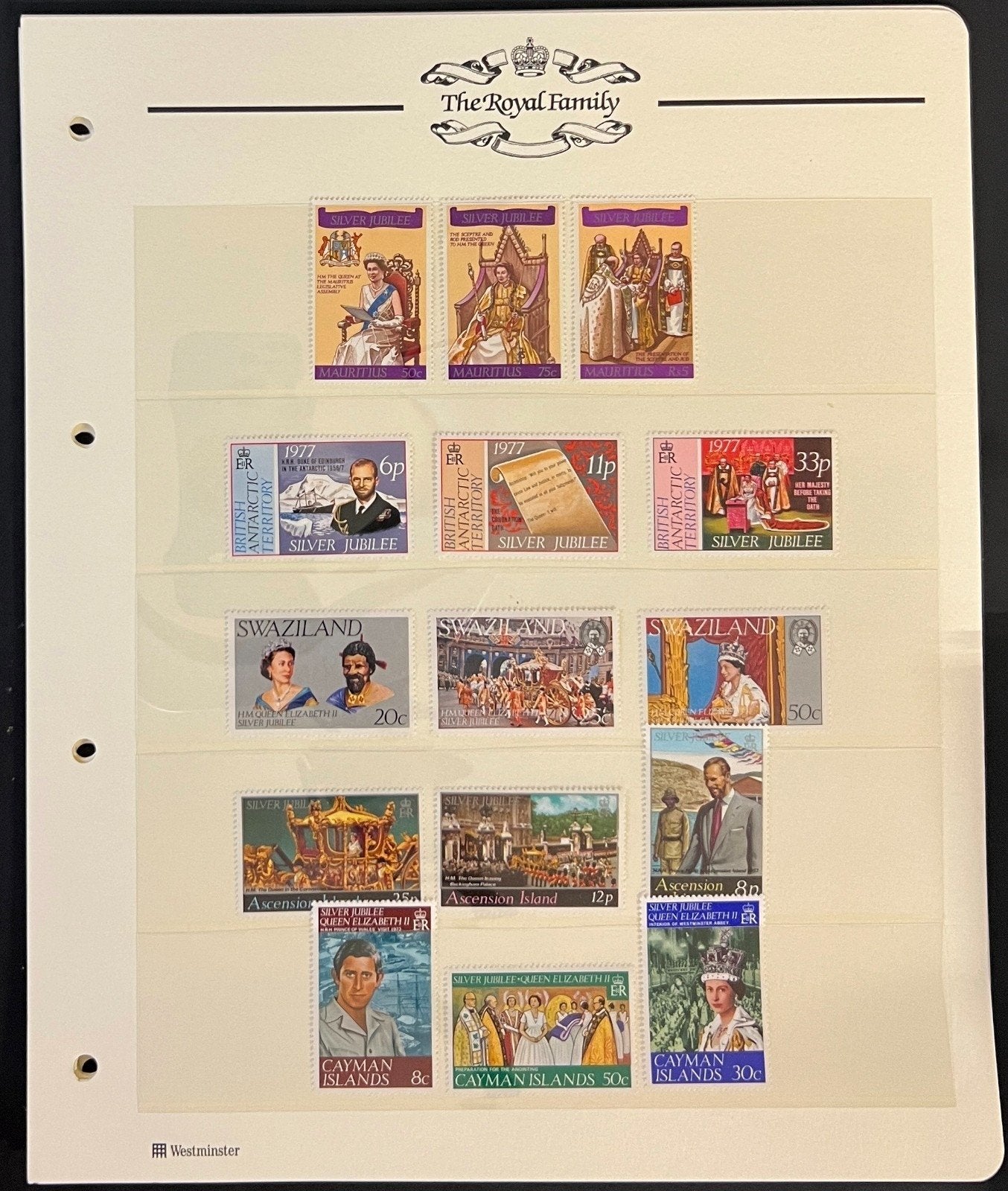 The Royal Family Stamp Collection Pages MNH ZAYIX