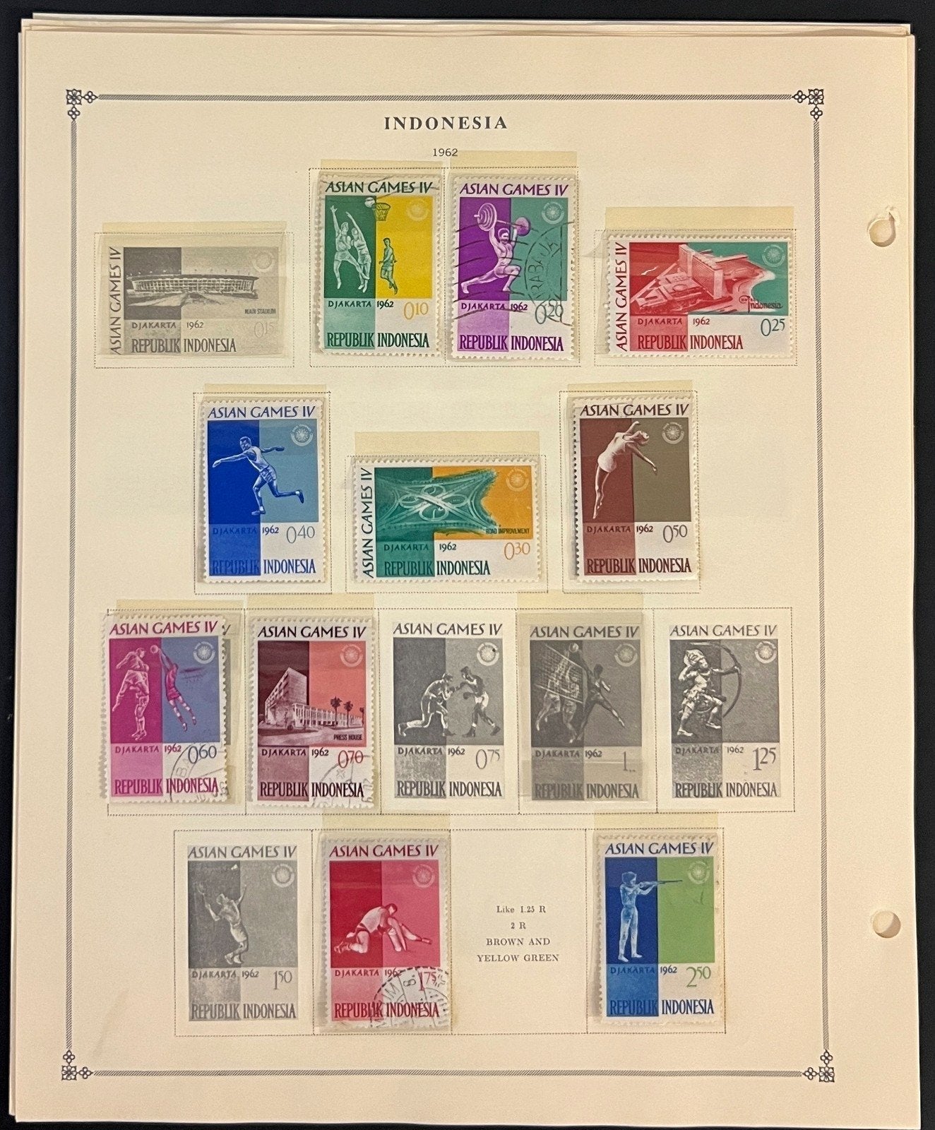 Indonesia Stamp Collection Pages Mint & Used 1949-1983 ZAYIX