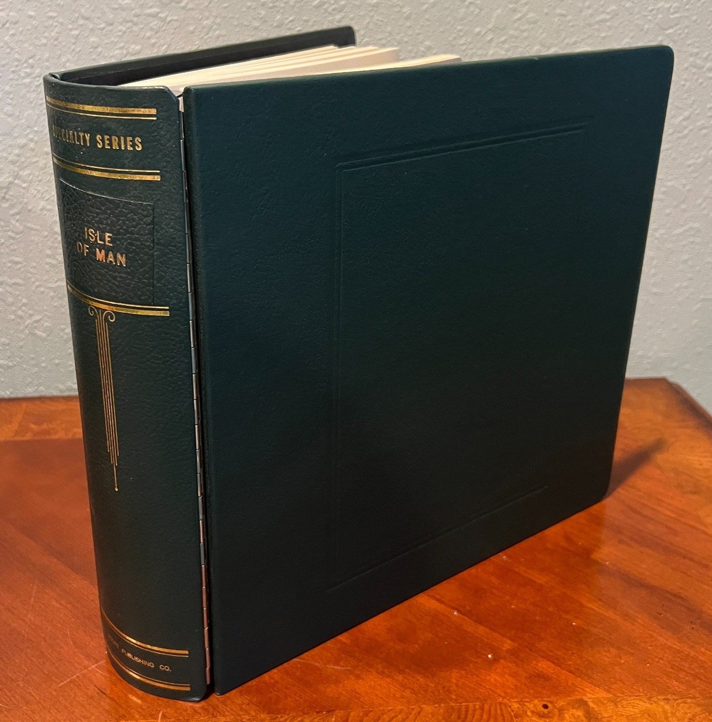 Isle Of Man Stamp Album Scott Specialty Binder & Hingeless Pages 1971-1988 ZAYIX