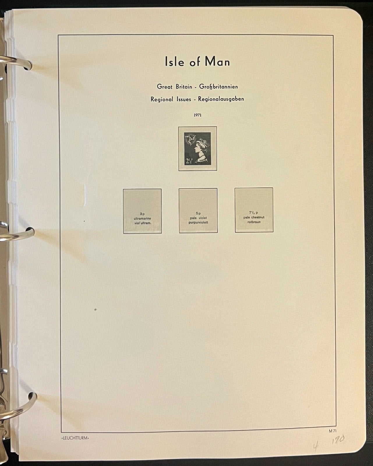 Isle Of Man Stamp Album Scott Specialty Binder & Hingeless Pages 1971-1988 ZAYIX