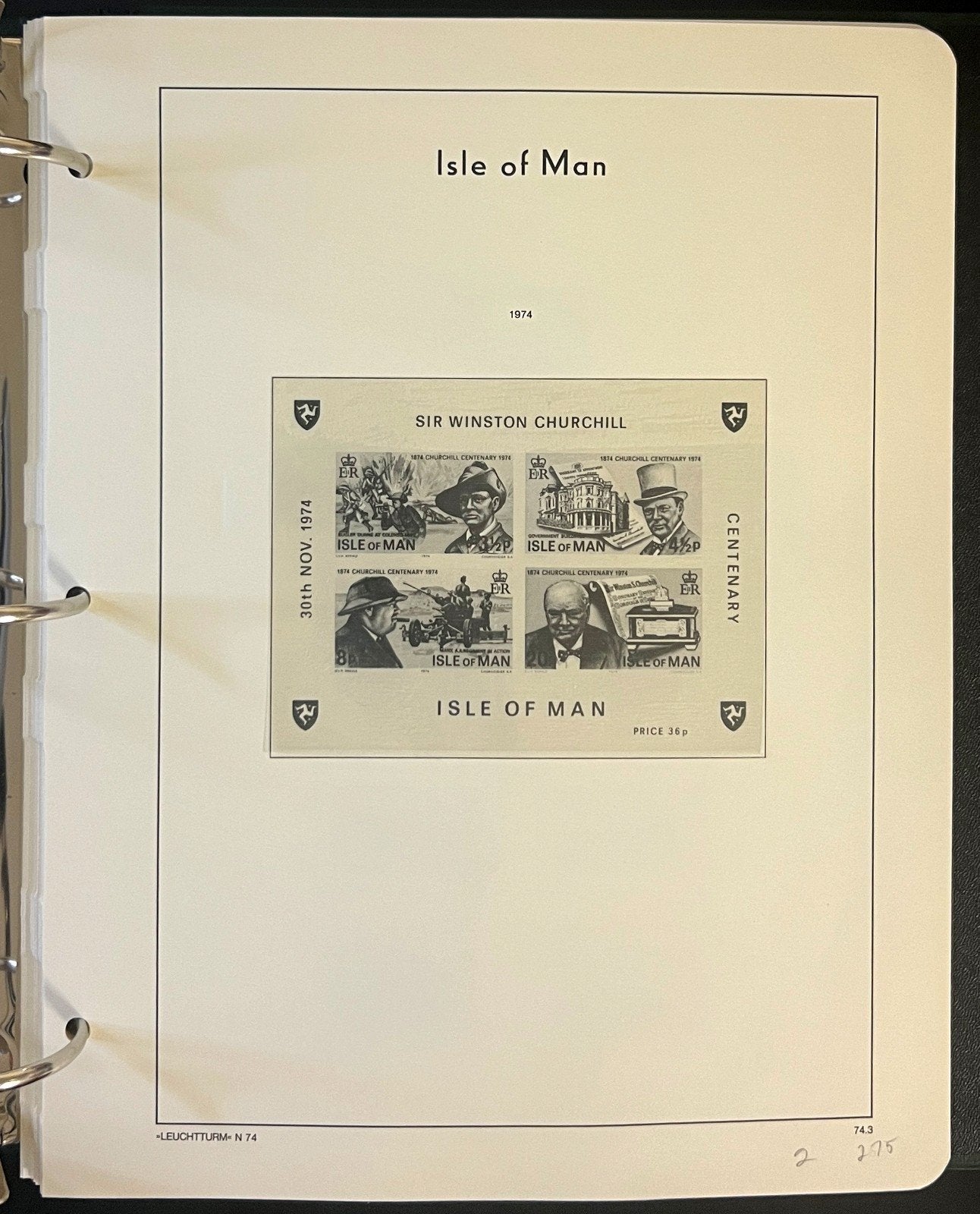 Isle Of Man Stamp Album Scott Specialty Binder & Hingeless Pages 1971-1988 ZAYIX