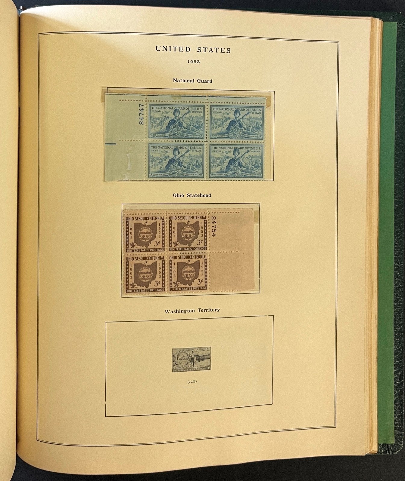 U.S. Plate Block Stamp Album Collection Scott Specialty Binder 1901-1956 ZAYIX
