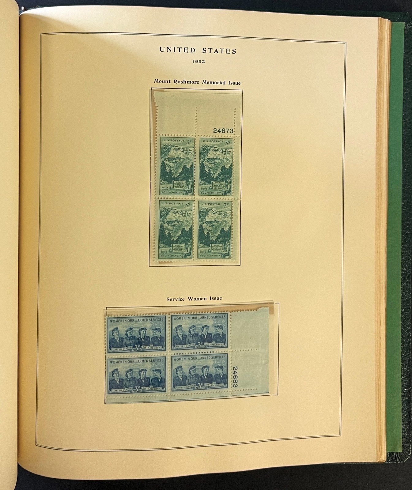U.S. Plate Block Stamp Album Collection Scott Specialty Binder 1901-1956 ZAYIX