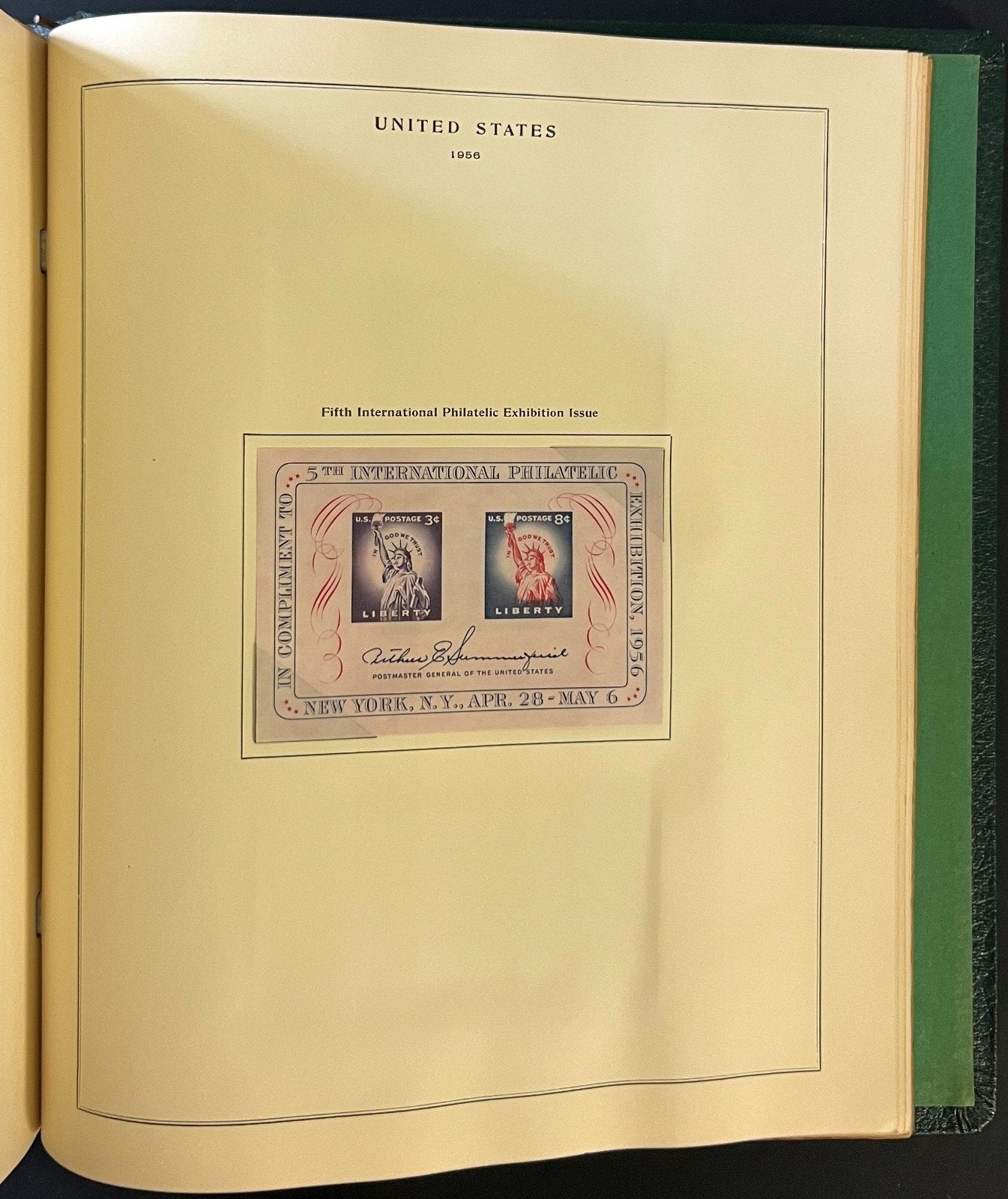 U.S. Plate Block Stamp Album Collection Scott Specialty Binder 1901-1956 ZAYIX