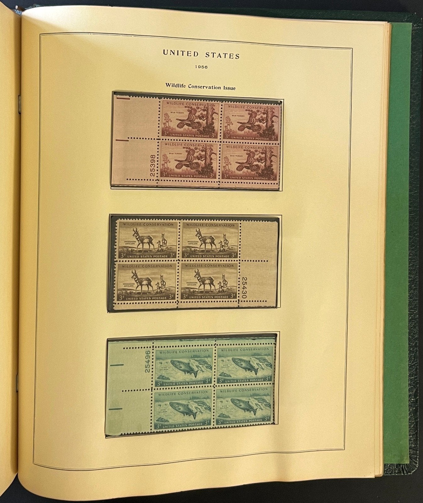 U.S. Plate Block Stamp Album Collection Scott Specialty Binder 1901-1956 ZAYIX