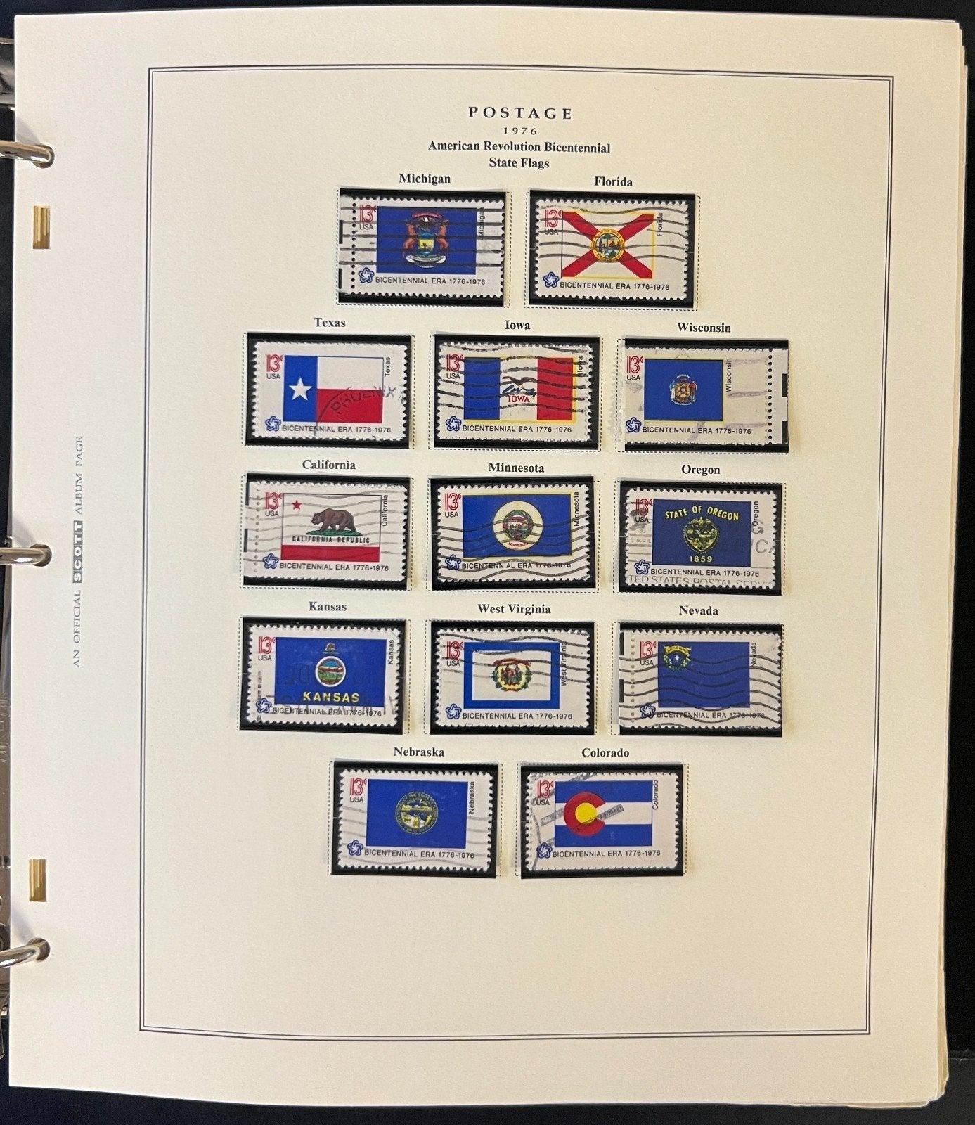 United States Stamp Album Collection Scott Specialty Binder 1976-1995 ZAYIX