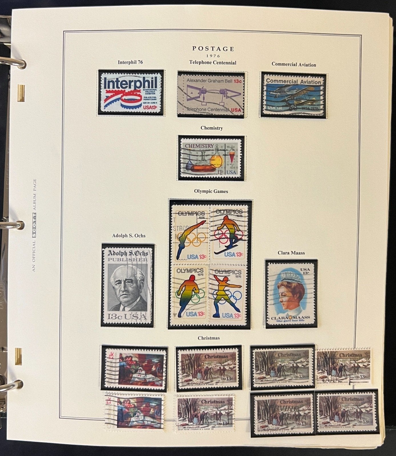 United States Stamp Album Collection Scott Specialty Binder 1976-1995 ZAYIX