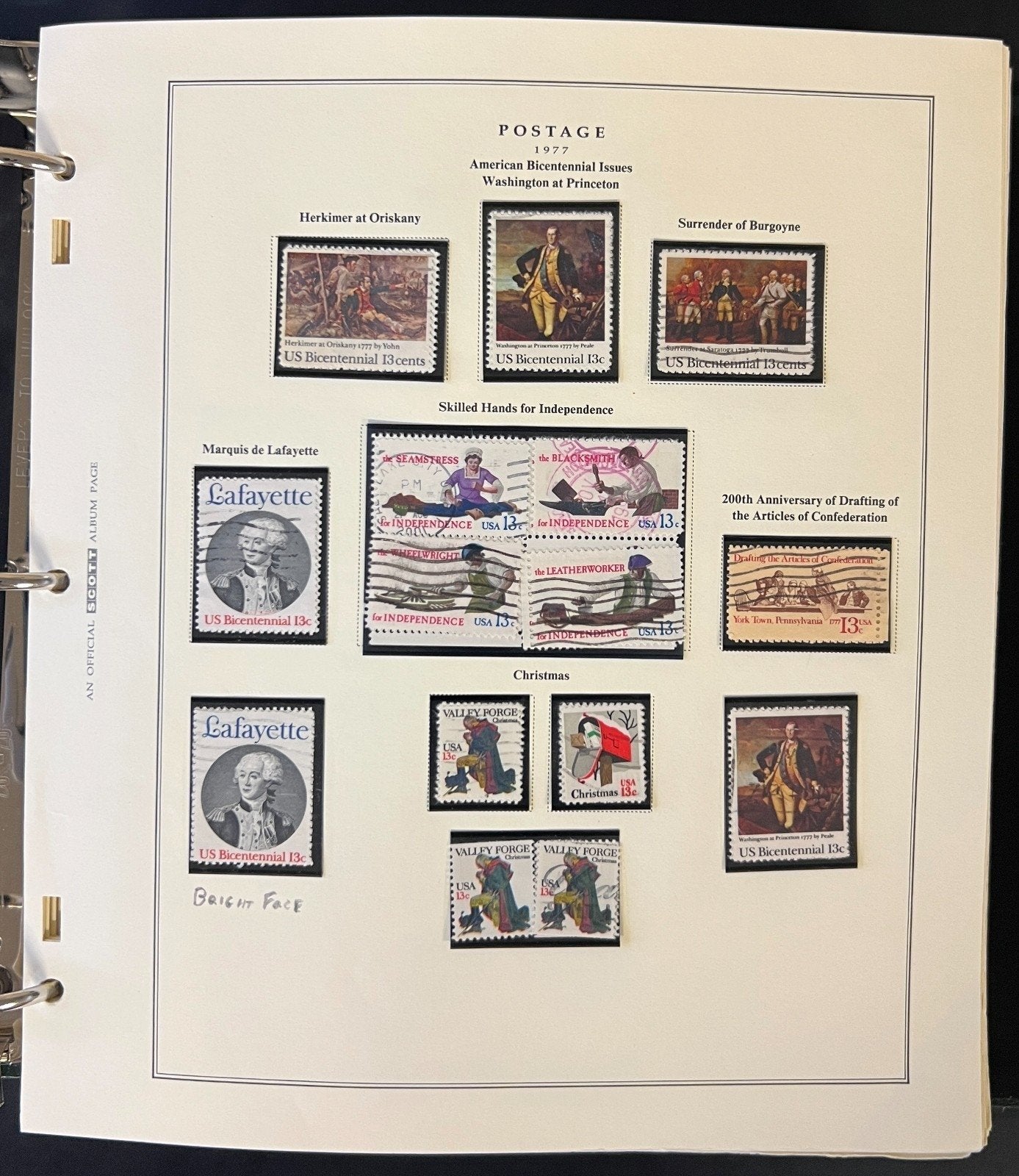 United States Stamp Album Collection Scott Specialty Binder 1976-1995 ZAYIX