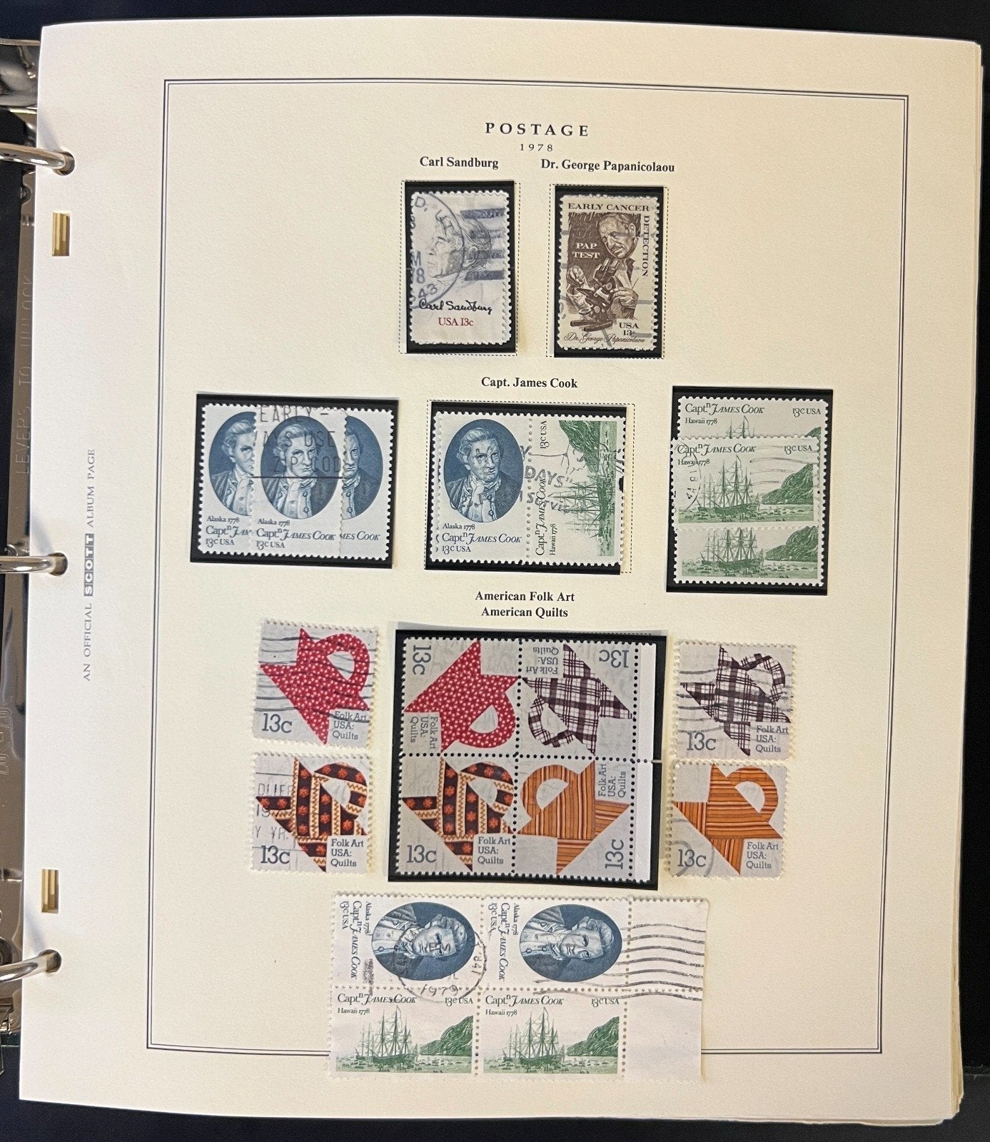 United States Stamp Album Collection Scott Specialty Binder 1976-1995 ZAYIX