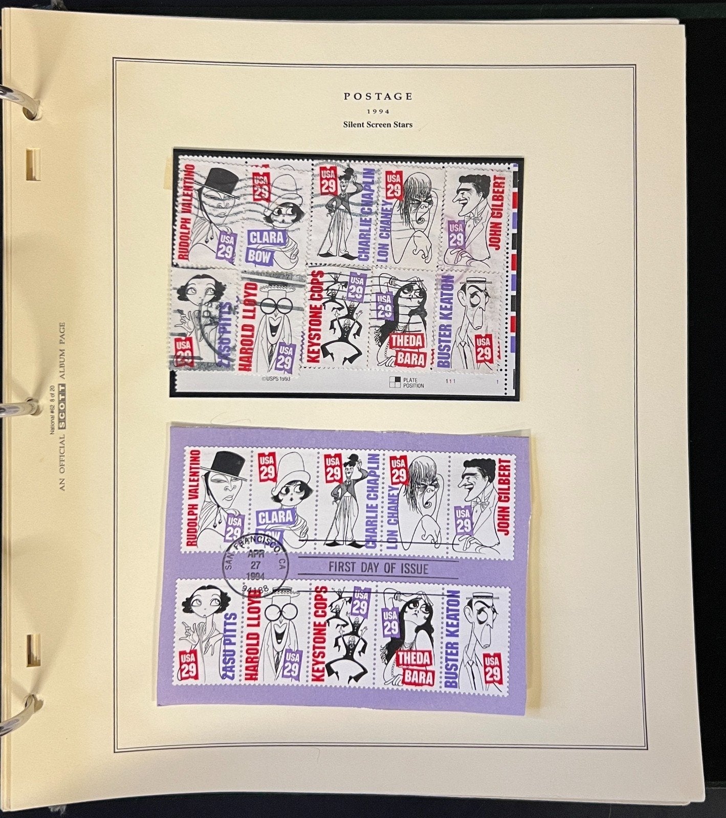 United States Stamp Album Collection Scott Specialty Binder 1976-1995 ZAYIX