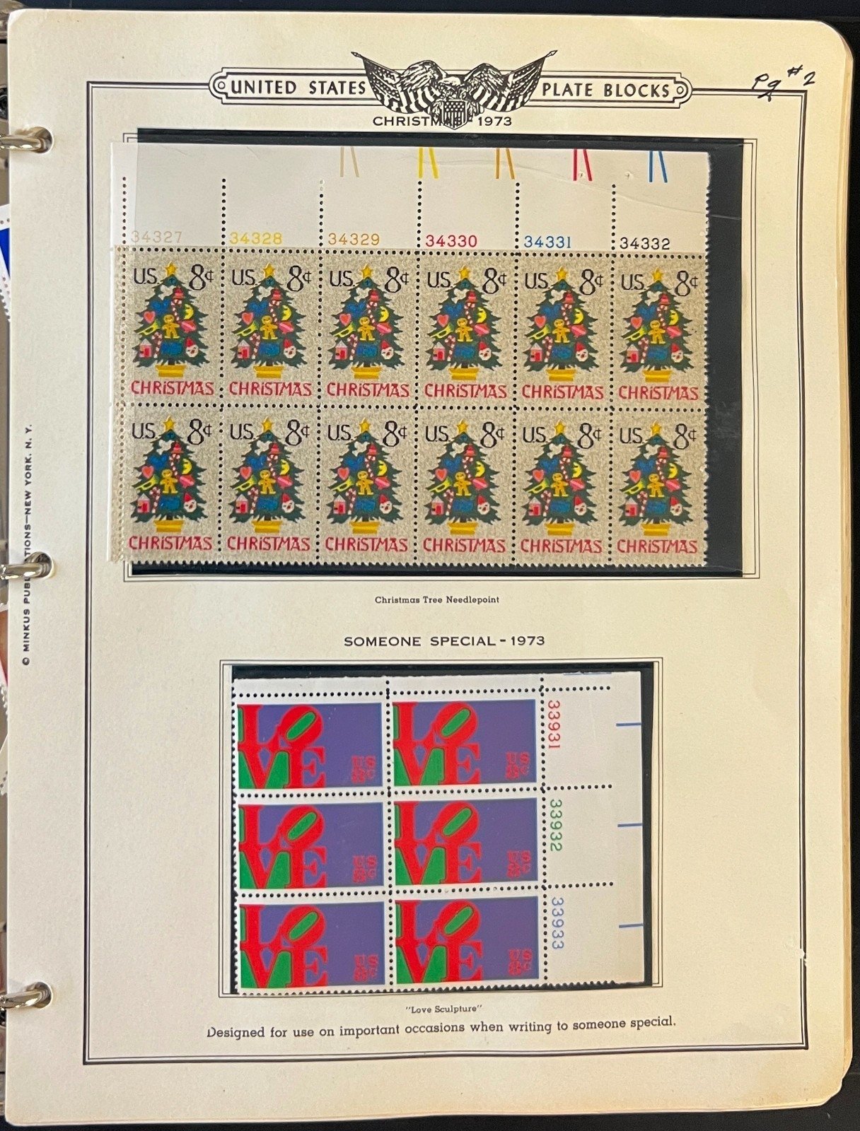 United States Plate Block Stamp Album Collection 1973-1977 ZAYIX