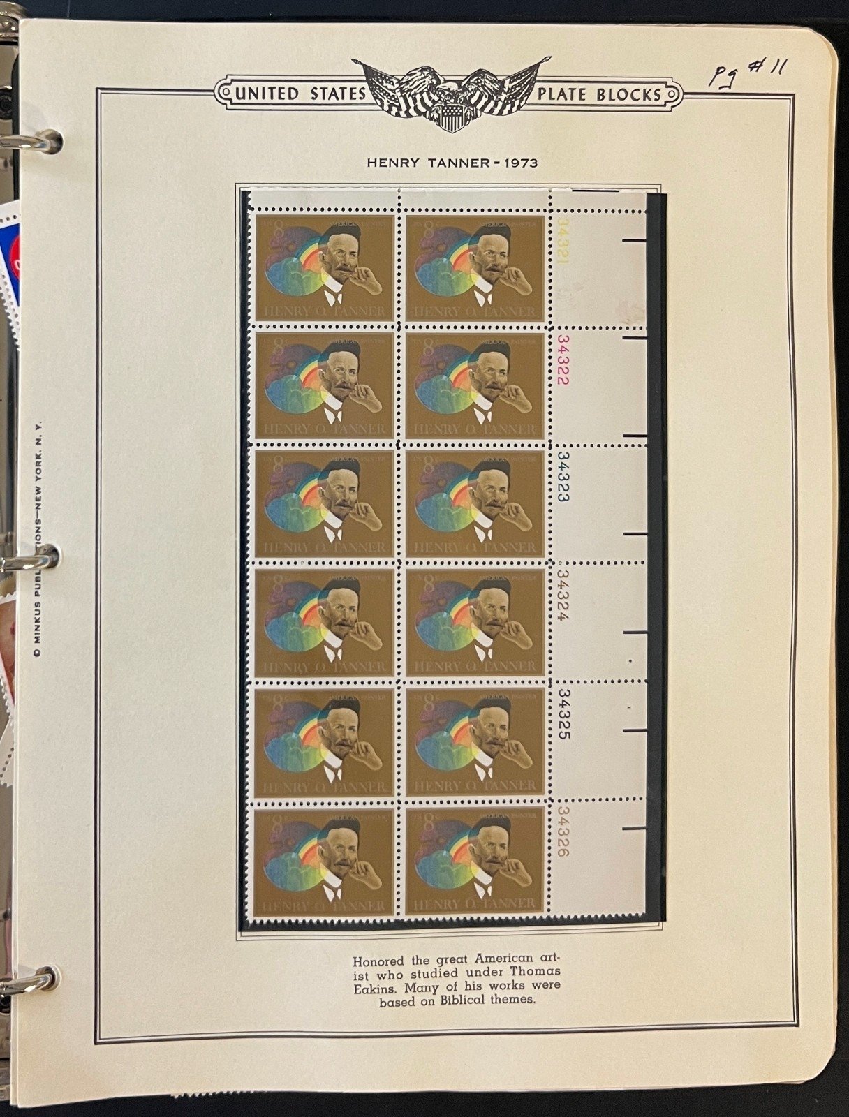 United States Plate Block Stamp Album Collection 1973-1977 ZAYIX