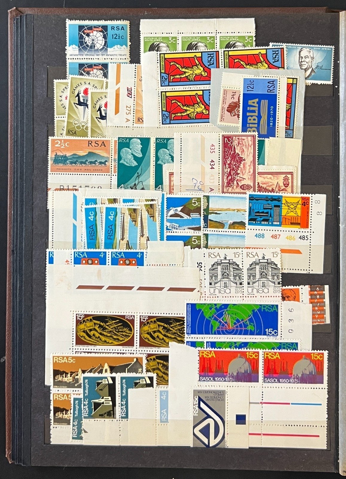 Republic Of South Africa Stamp Collection Stockbook Mint & Used ZAYIX