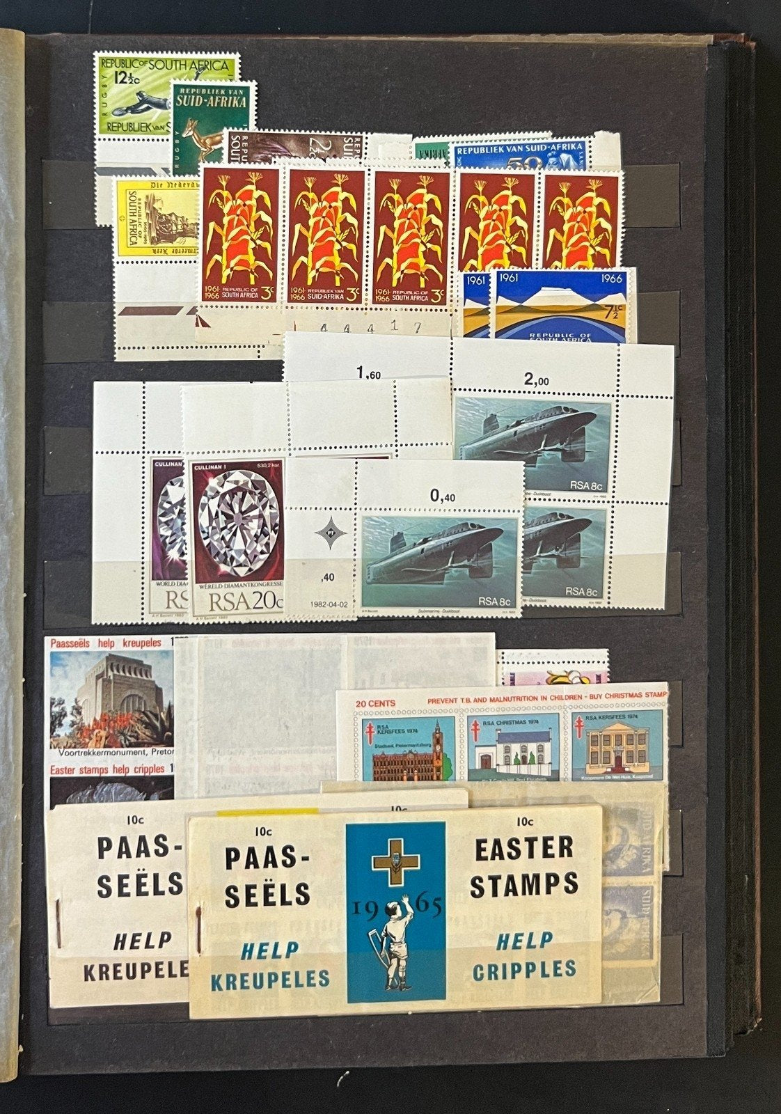 Republic Of South Africa Stamp Collection Stockbook Mint & Used ZAYIX