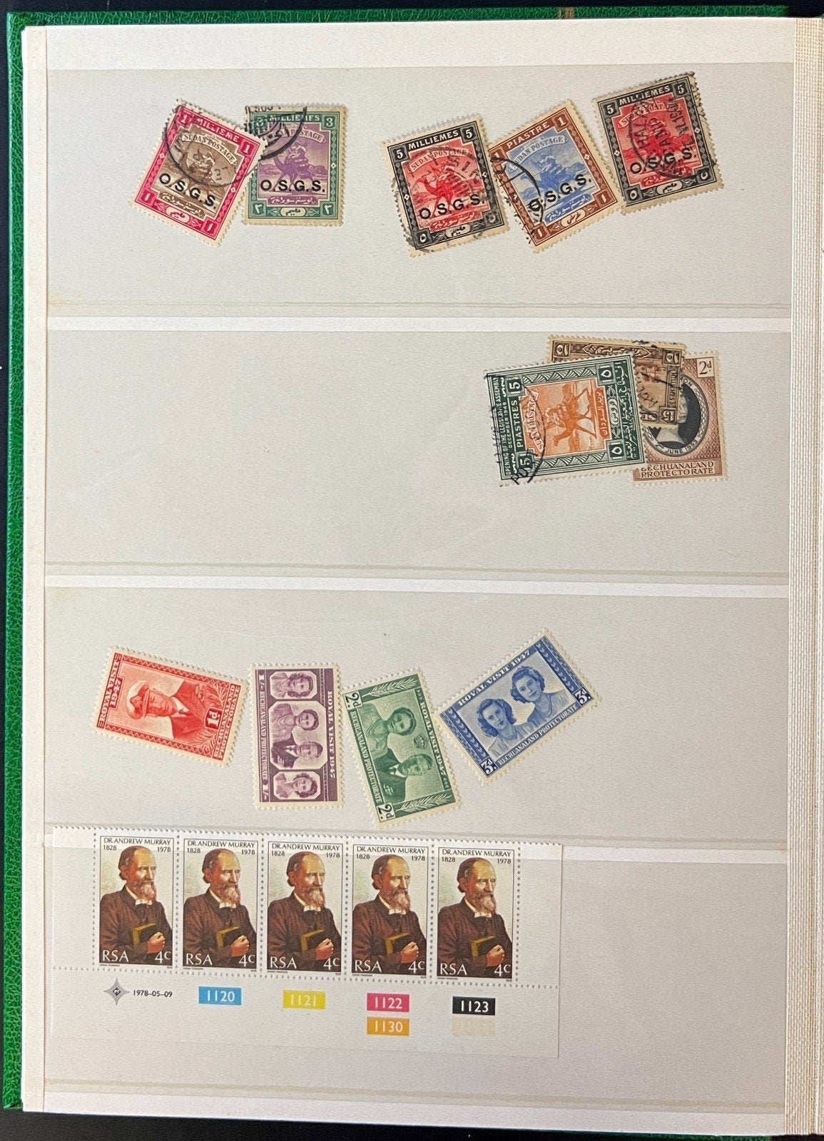 Africa Stamp Collection Kabe Stockbook Mint & Used ZAYIX