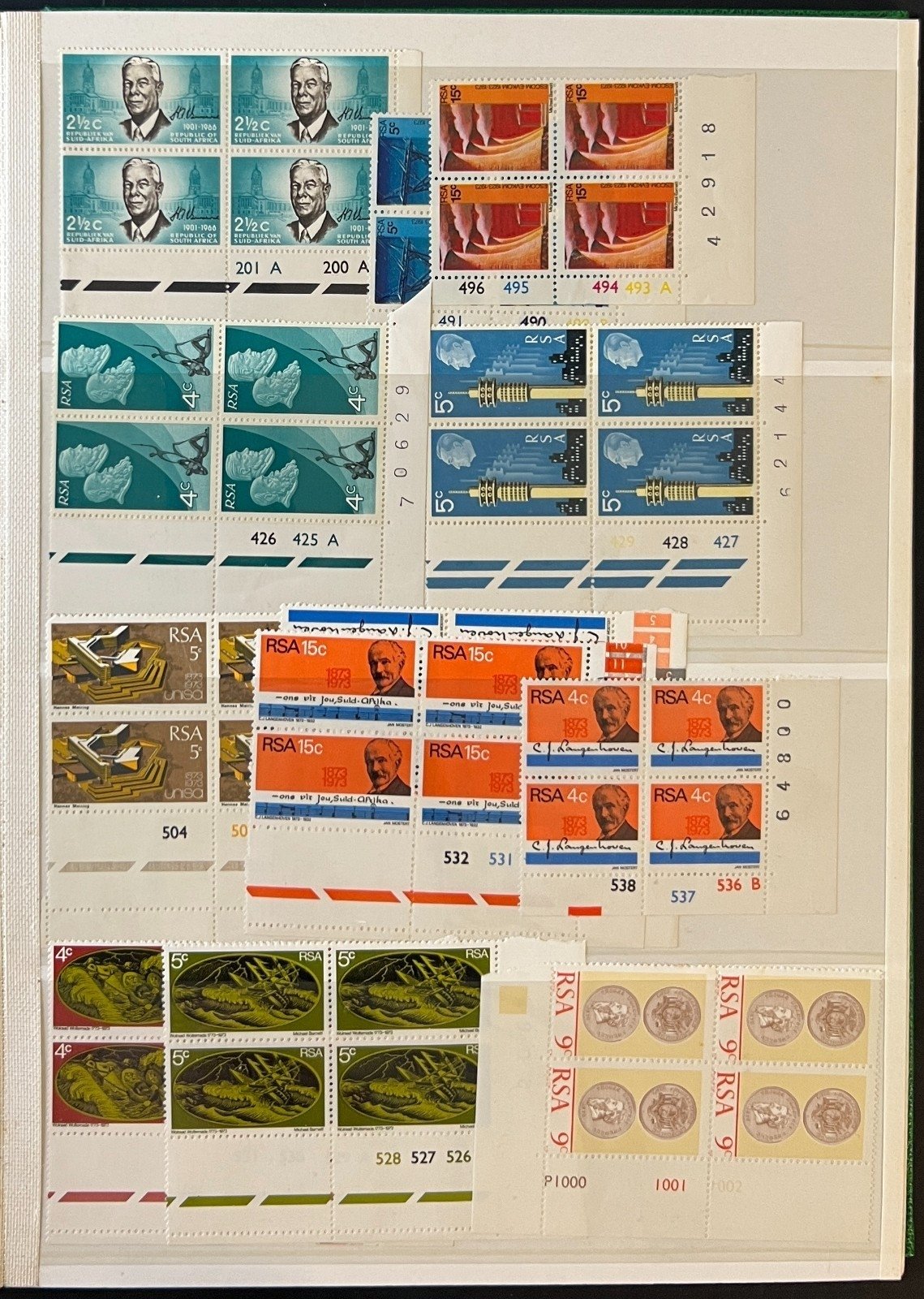 Africa Stamp Collection Kabe Stockbook Mint & Used ZAYIX