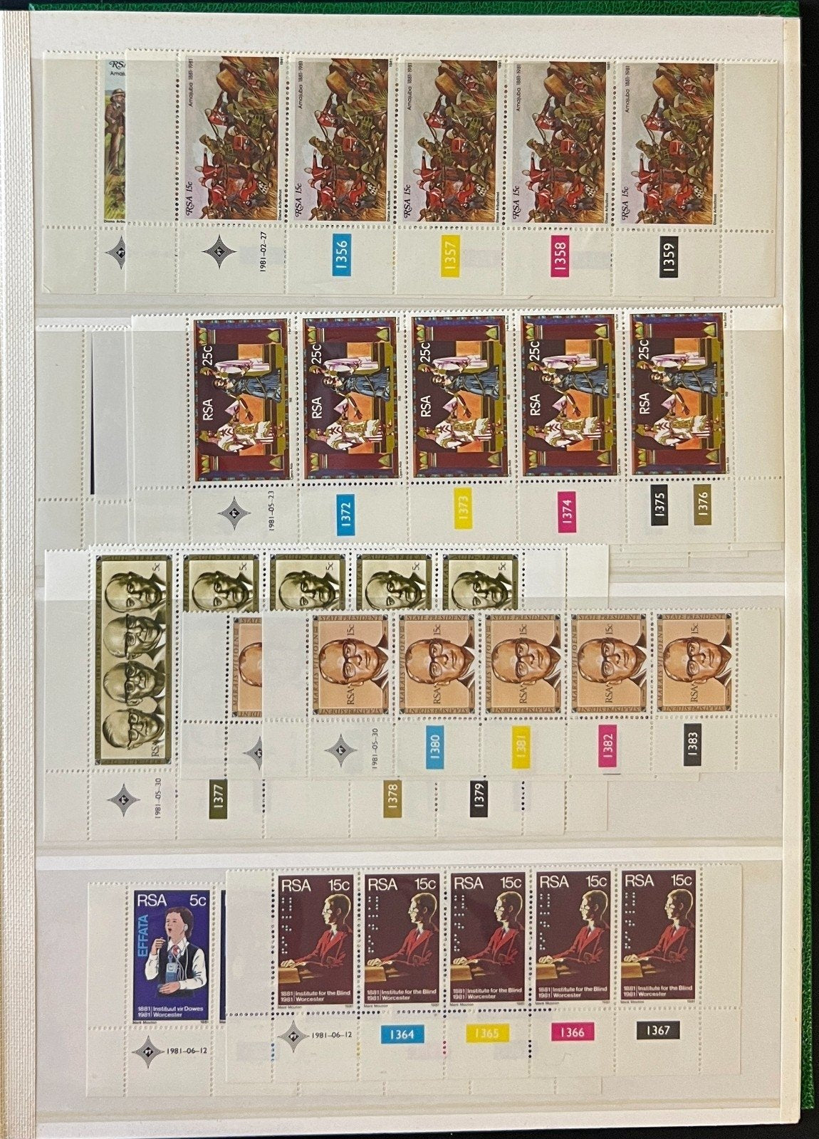 Africa Stamp Collection Kabe Stockbook Mint & Used ZAYIX