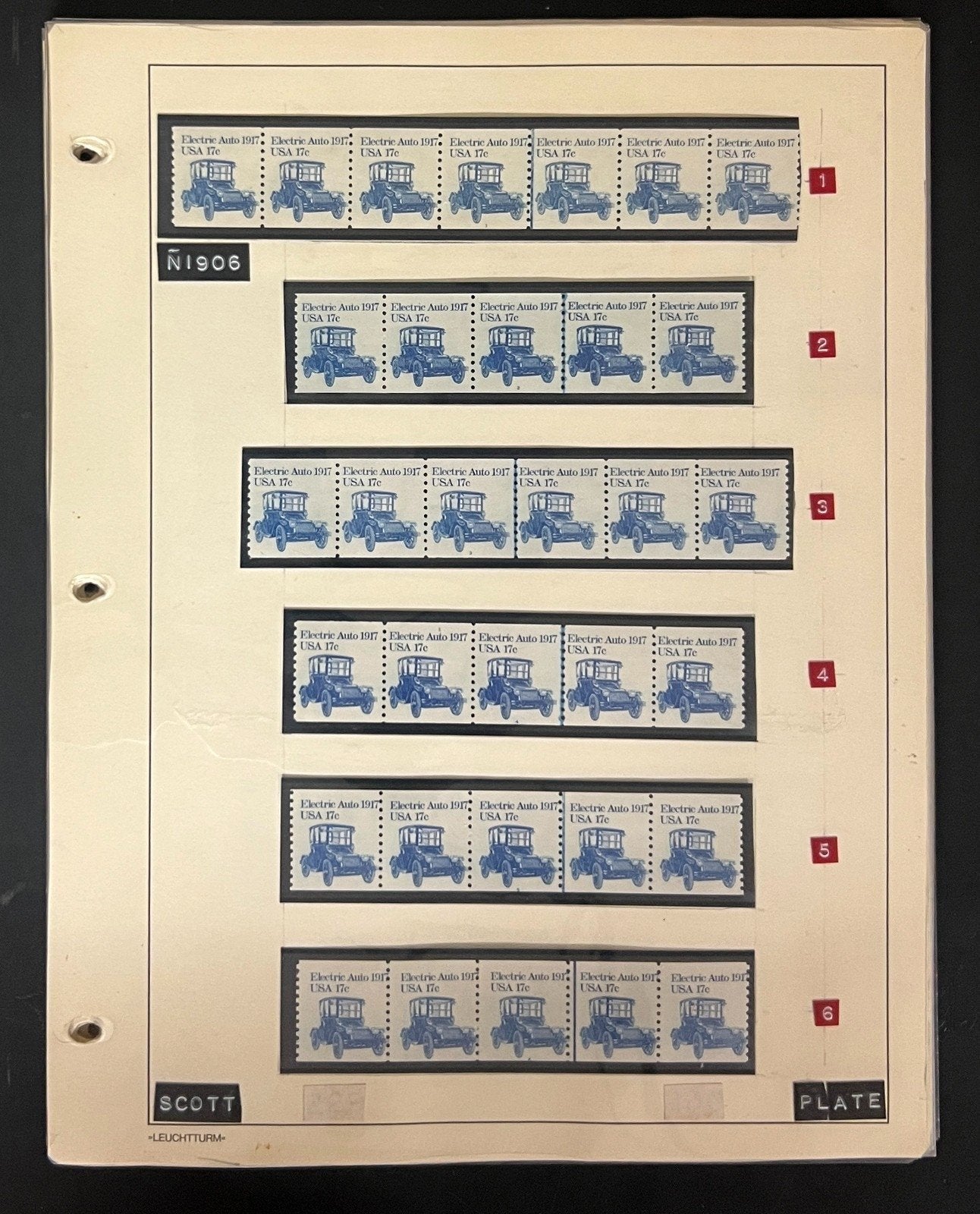 United States Transportation Plate Number Coils PNC Stamp Collection Pages ZAYIX