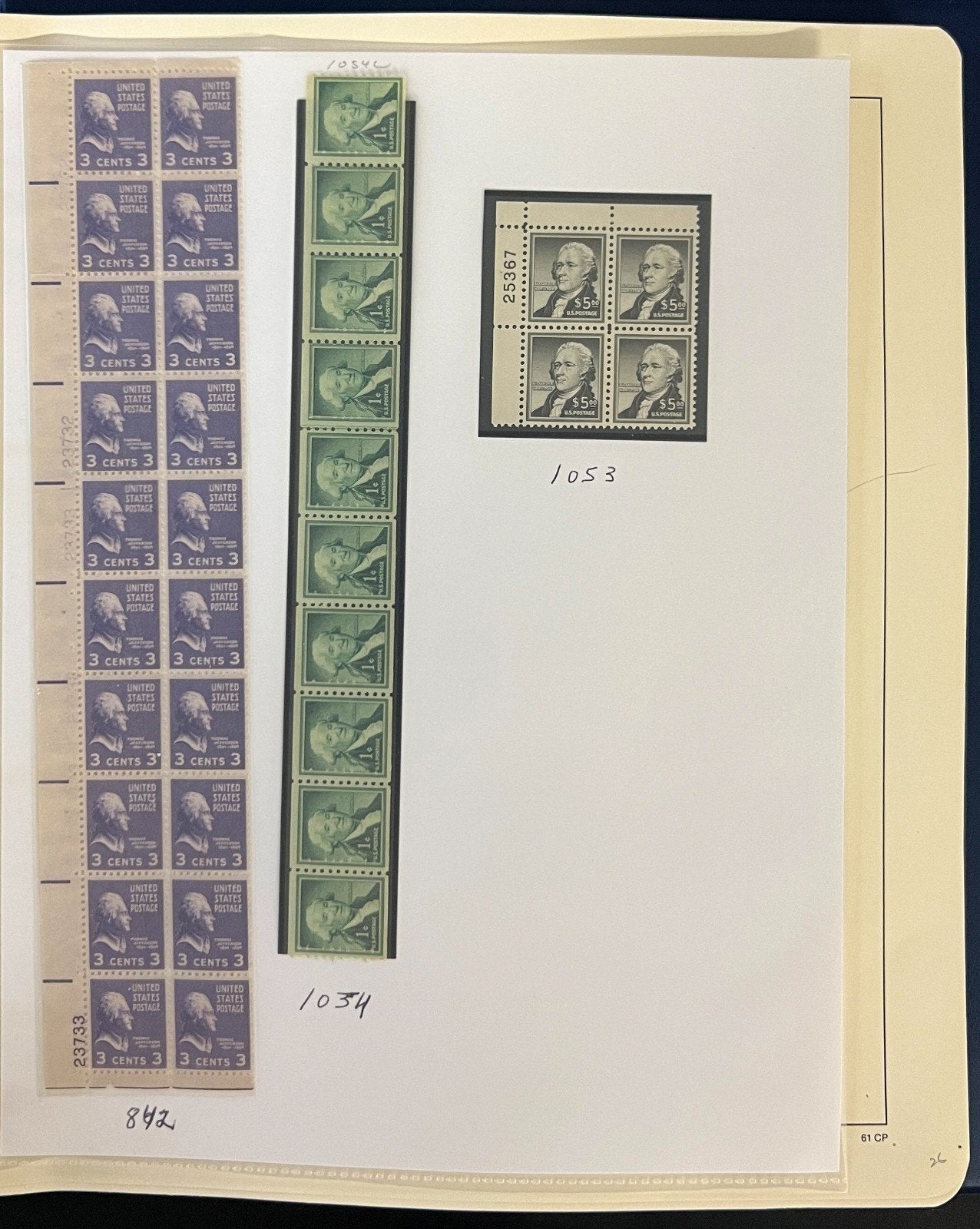 United States Stamp Album Collection MNH 1938-1974 ZAYIX