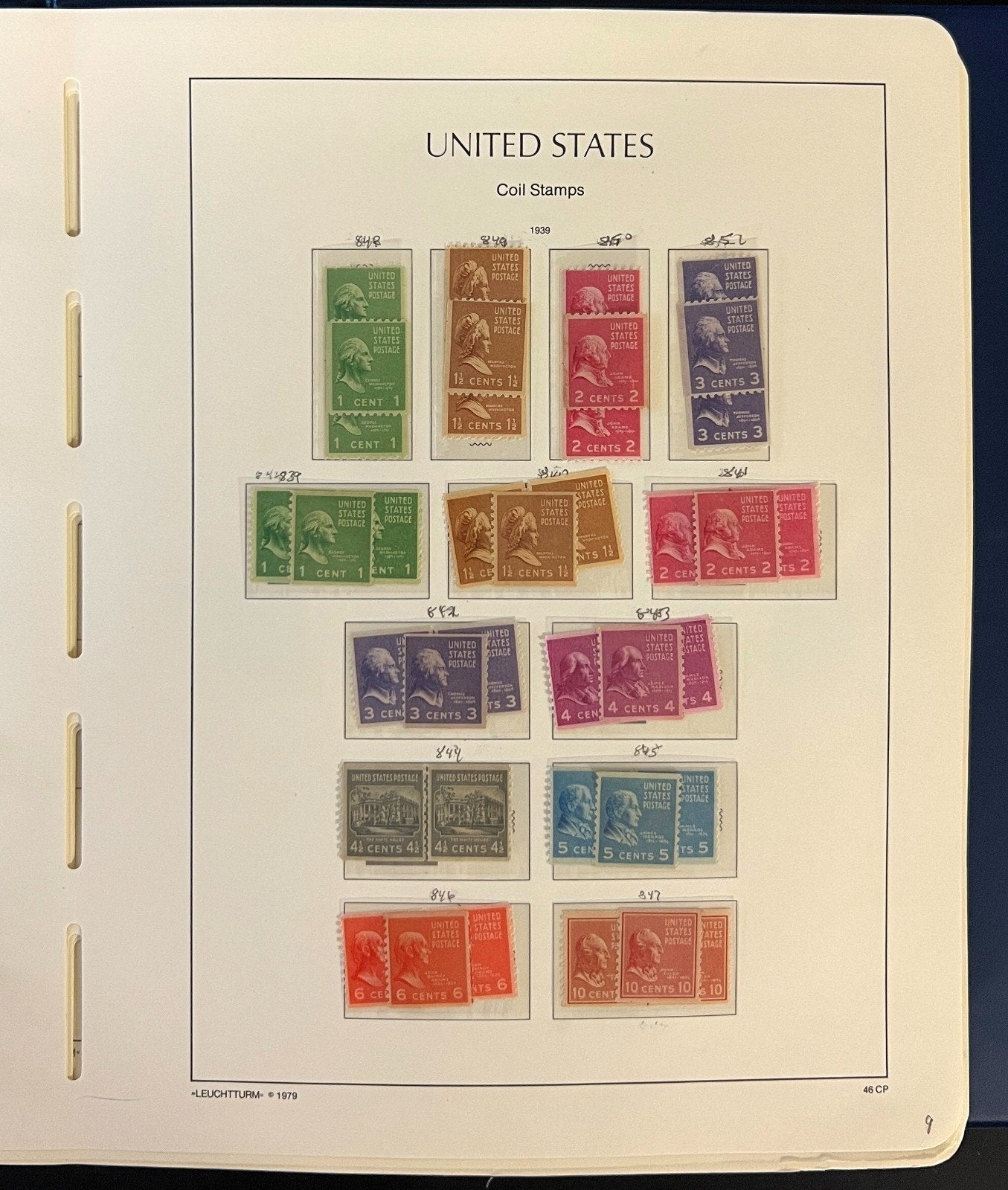 United States Stamp Album Collection MNH 1938-1974 ZAYIX