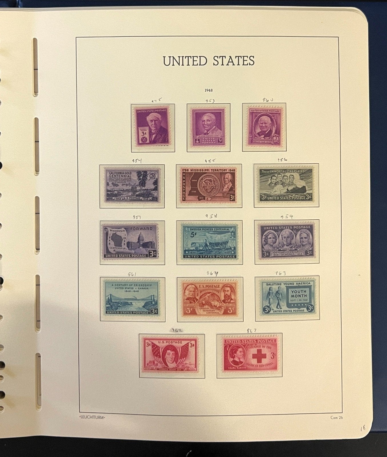 United States Stamp Album Collection MNH 1938-1974 ZAYIX