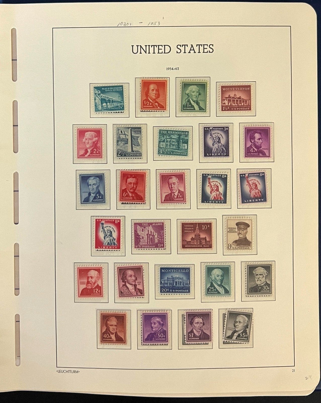 United States Stamp Album Collection MNH 1938-1974 ZAYIX