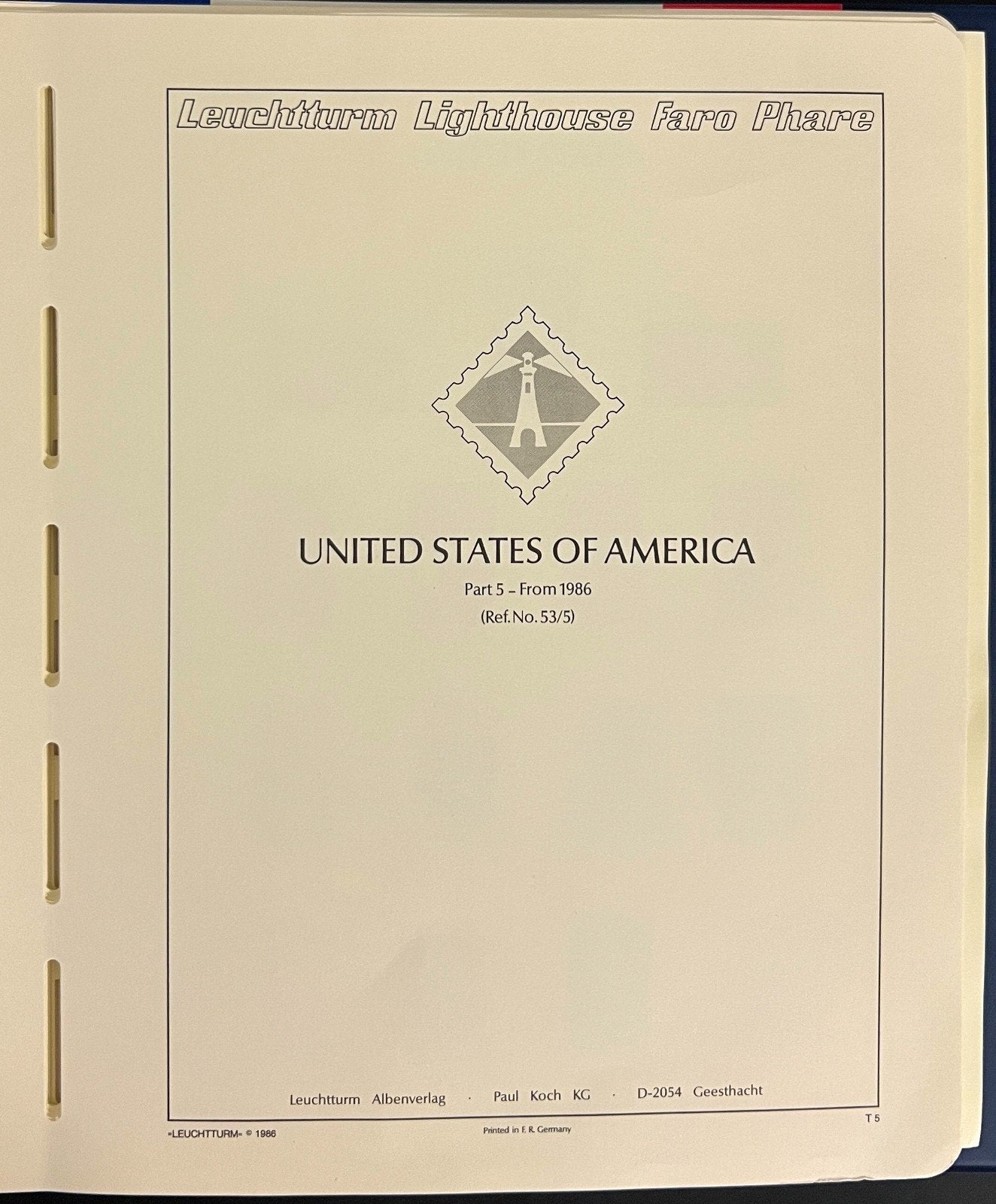 United States Stamp Album Collection MNH 1984-1990 ZAYIX