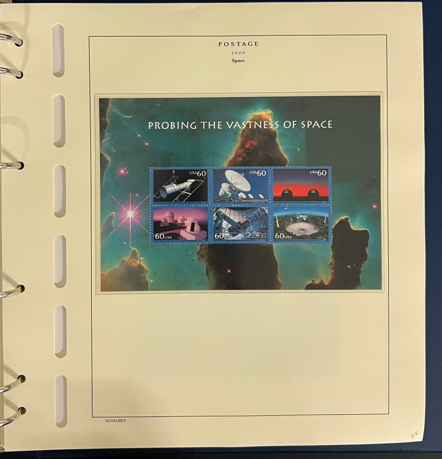 United States Stamp Collection Schaubek Album MNH 2000-2001 ZAYIX