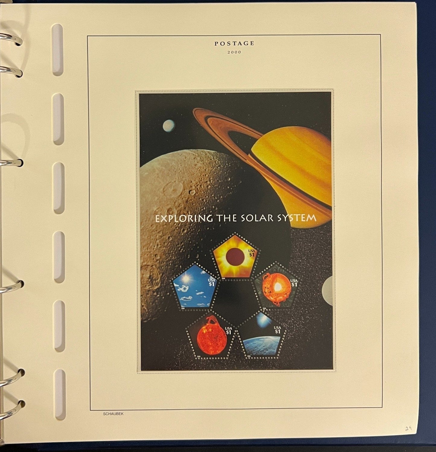 United States Stamp Collection Schaubek Album MNH 2000-2001 ZAYIX