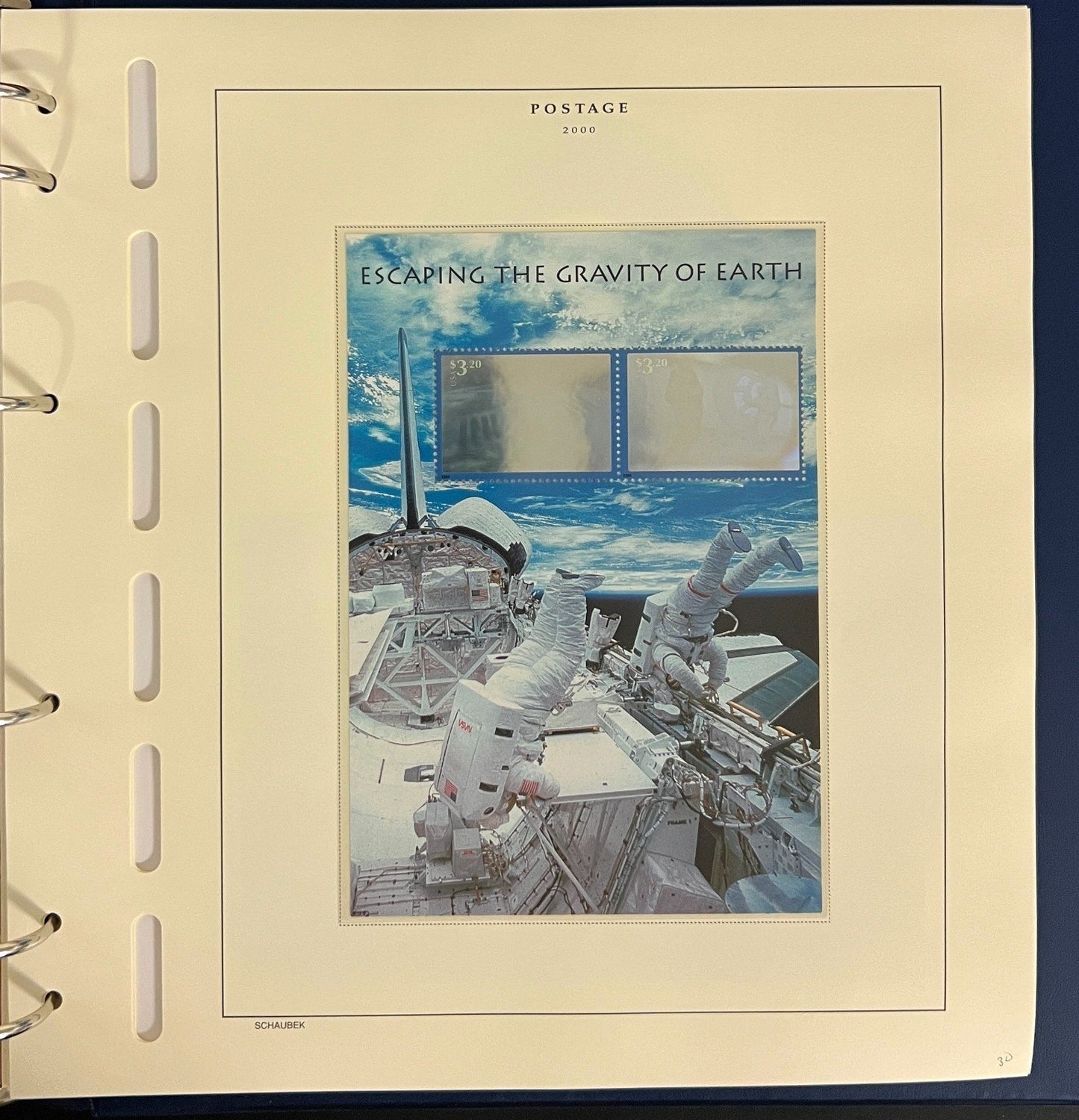 United States Stamp Collection Schaubek Album MNH 2000-2001 ZAYIX