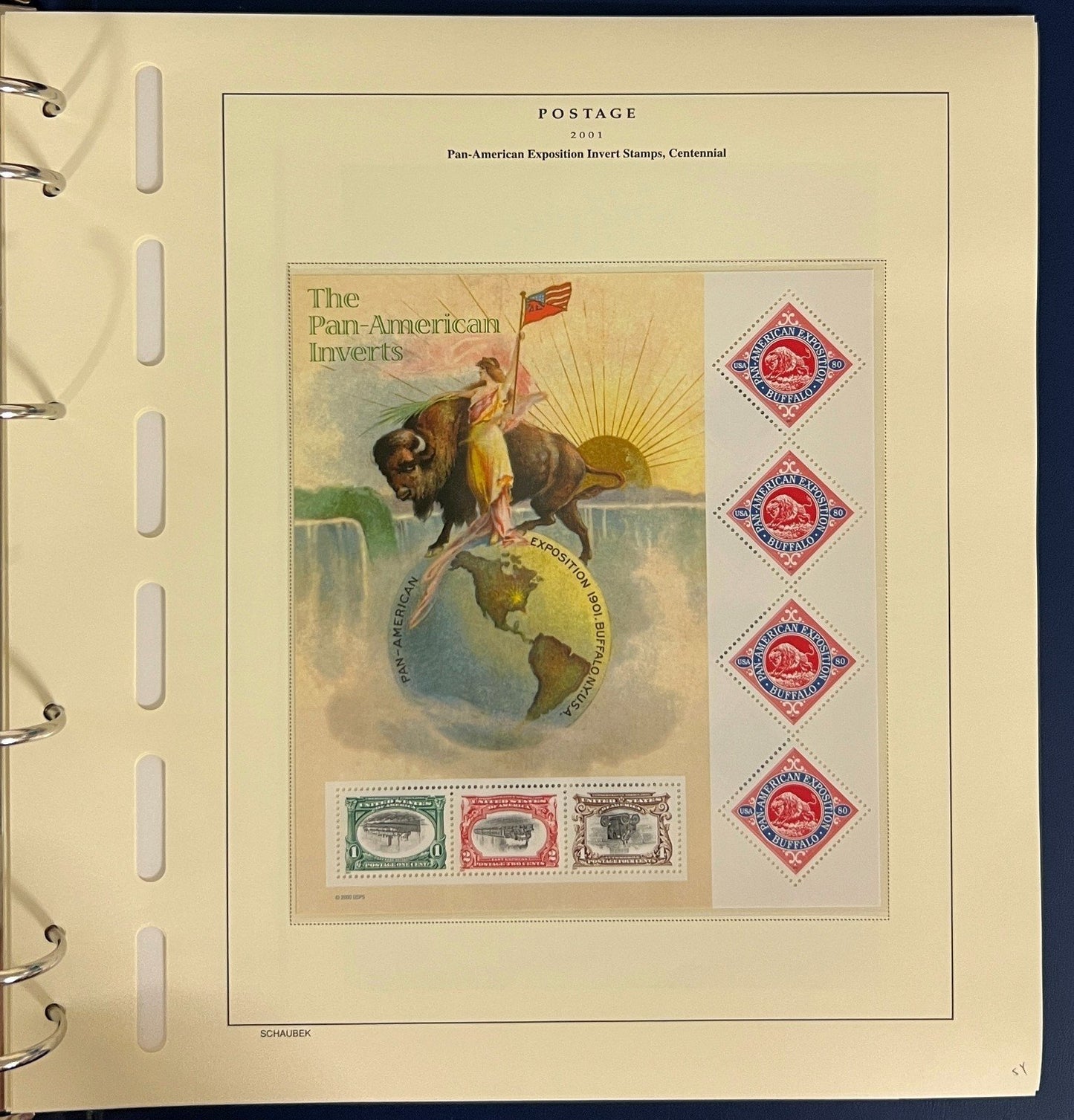 United States Stamp Collection Schaubek Album MNH 2000-2001 ZAYIX