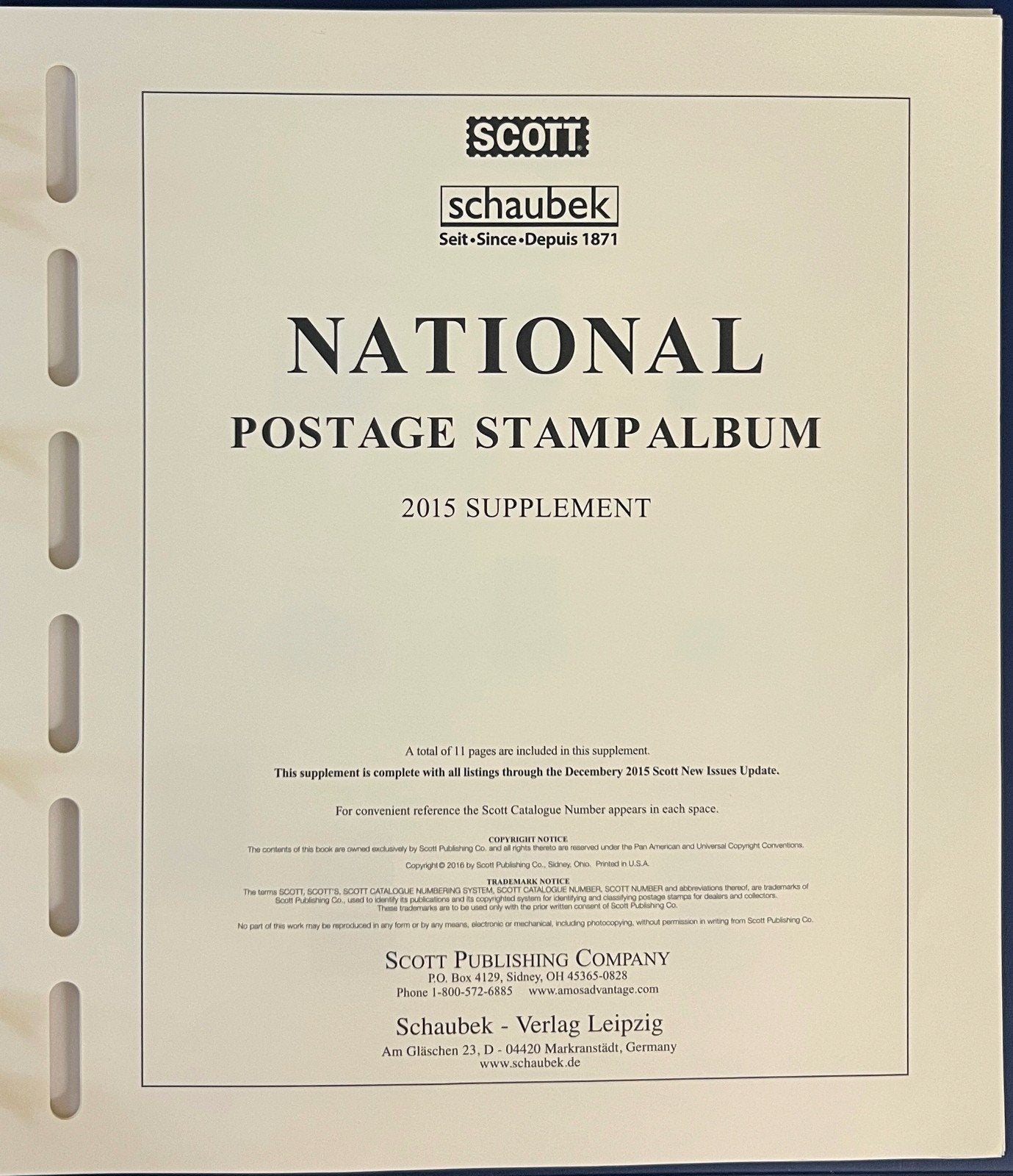 United States Stamp Collection Schaubek Album MNH 2015-2016 ZAYIX