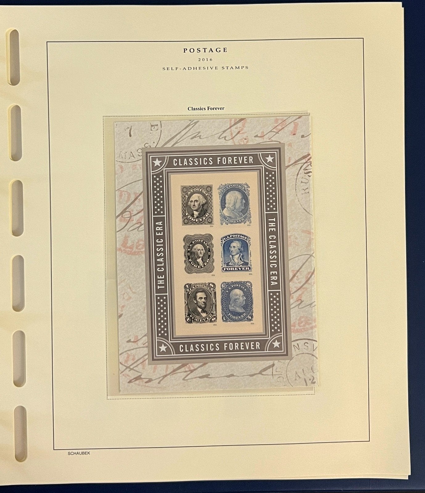 United States Stamp Collection Schaubek Album MNH 2015-2016 ZAYIX