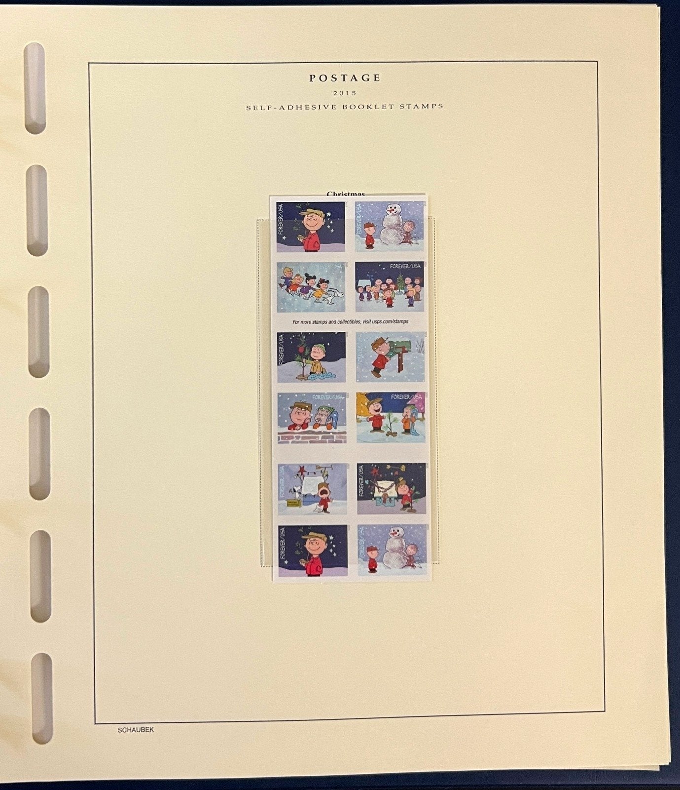 United States Stamp Collection Schaubek Album MNH 2015-2016 ZAYIX