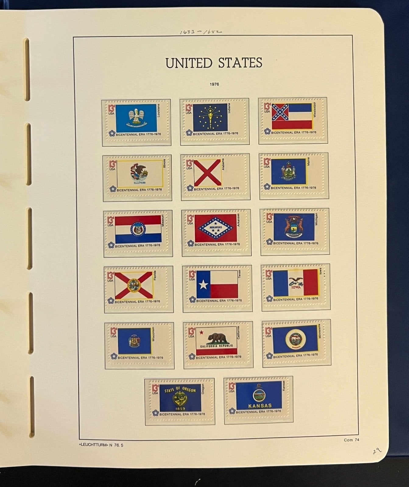 United States Stamp Collection Schaubek Album MNH 1975-1983 ZAYIX