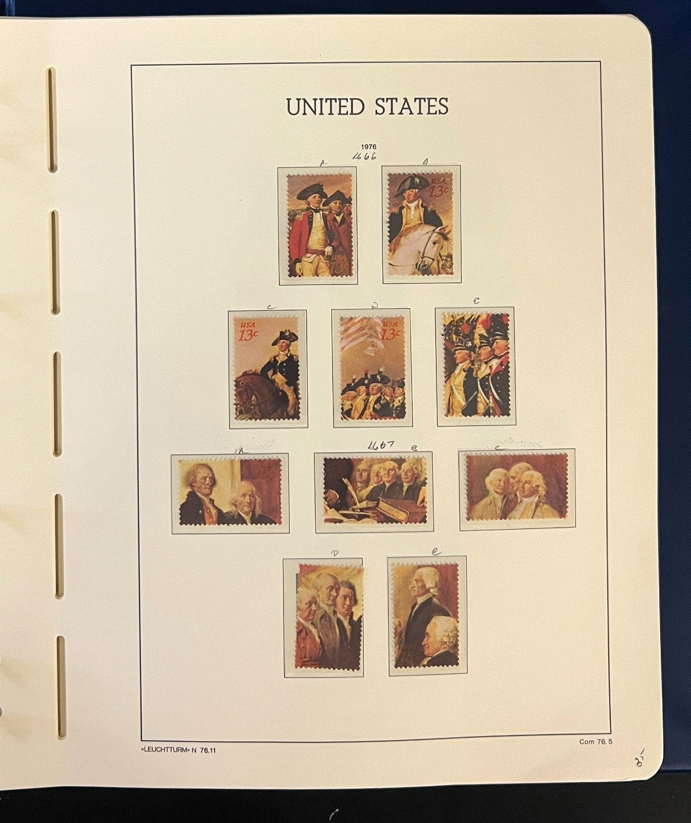 United States Stamp Collection Schaubek Album MNH 1975-1983 ZAYIX