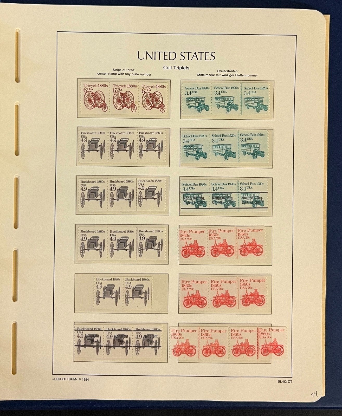 United States Stamp Collection Schaubek Album MNH 1975-1983 ZAYIX