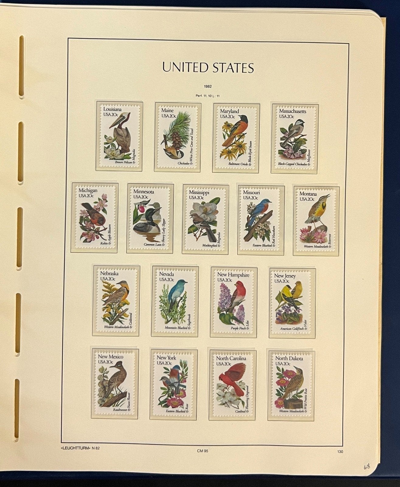United States Stamp Collection Schaubek Album MNH 1975-1983 ZAYIX