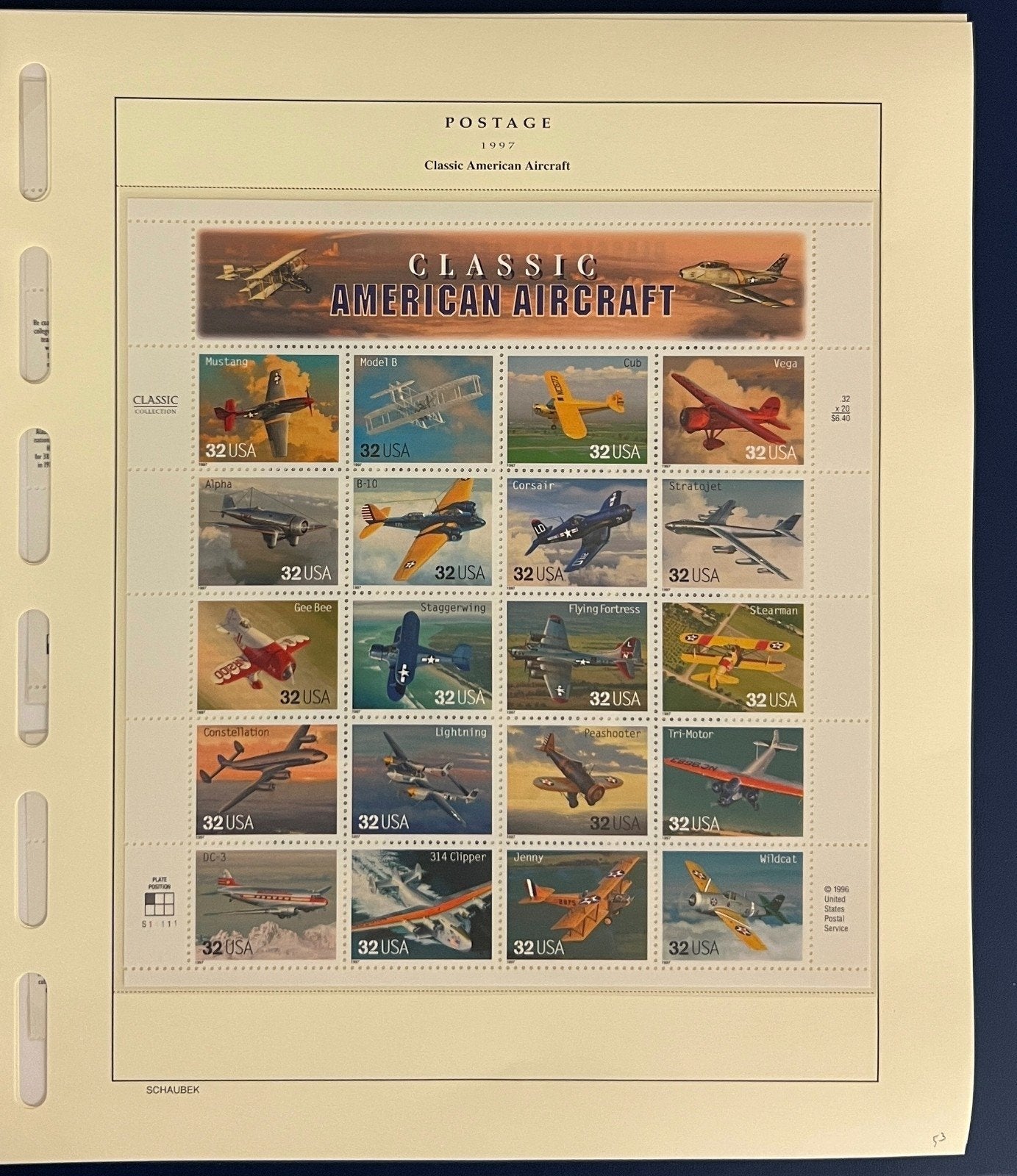 United States Stamp Collection Schaubek Album MNH 1996-1997 ZAYIX