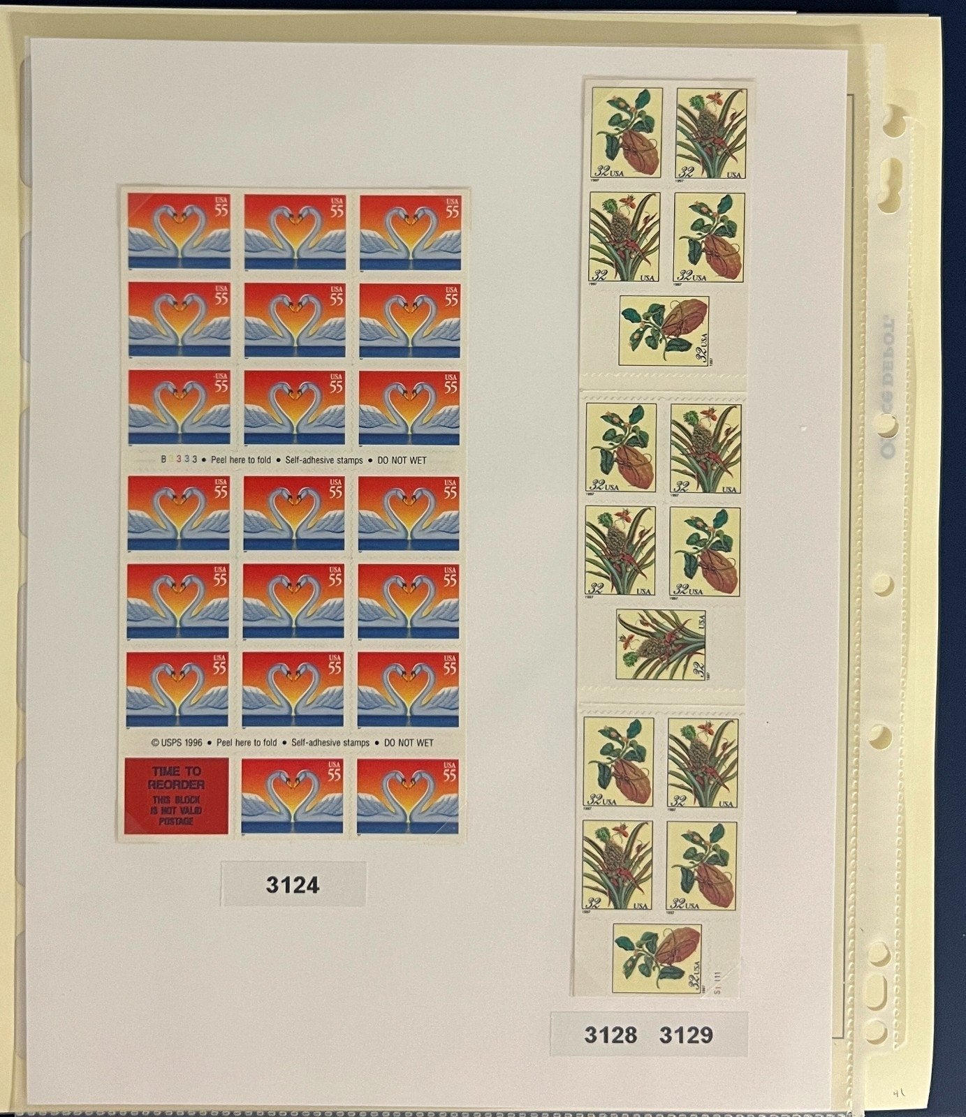 United States Stamp Collection Schaubek Album MNH 1996-1997 ZAYIX