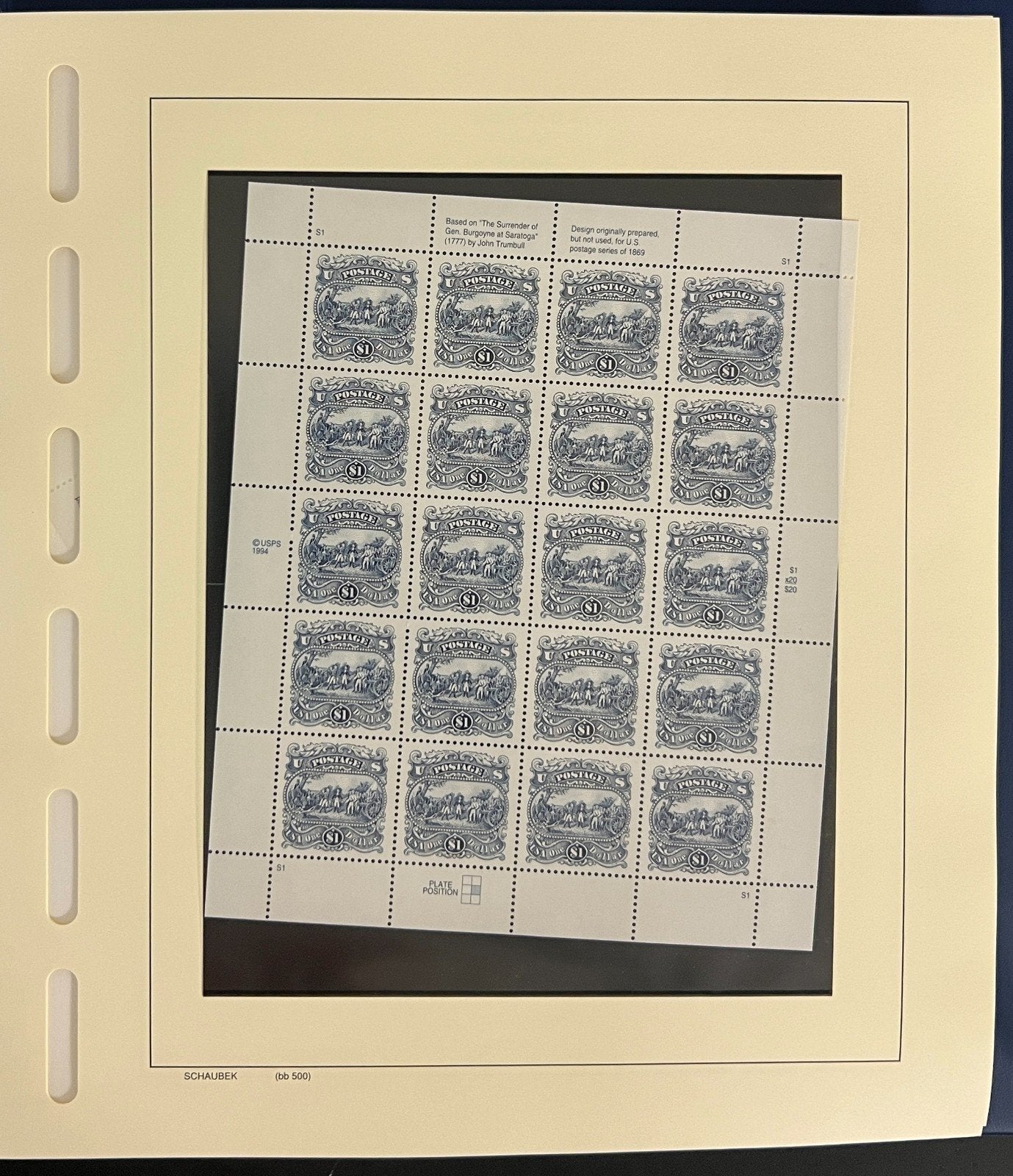 US 1994-1995 Nearly Complete MNH Collection in Schaubek Hingelesss Album ZAYIX