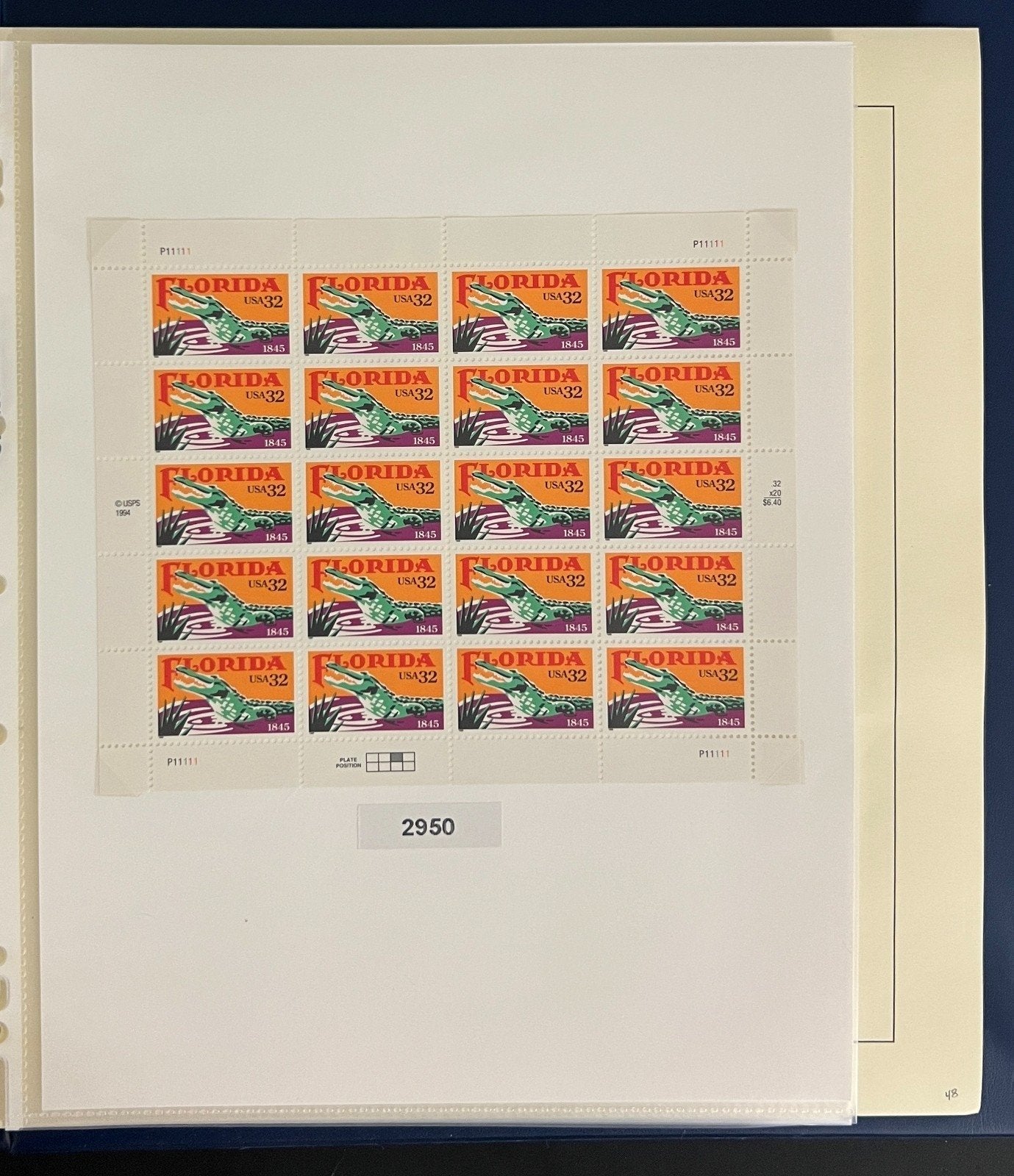 US 1994-1995 Nearly Complete MNH Collection in Schaubek Hingelesss Album ZAYIX