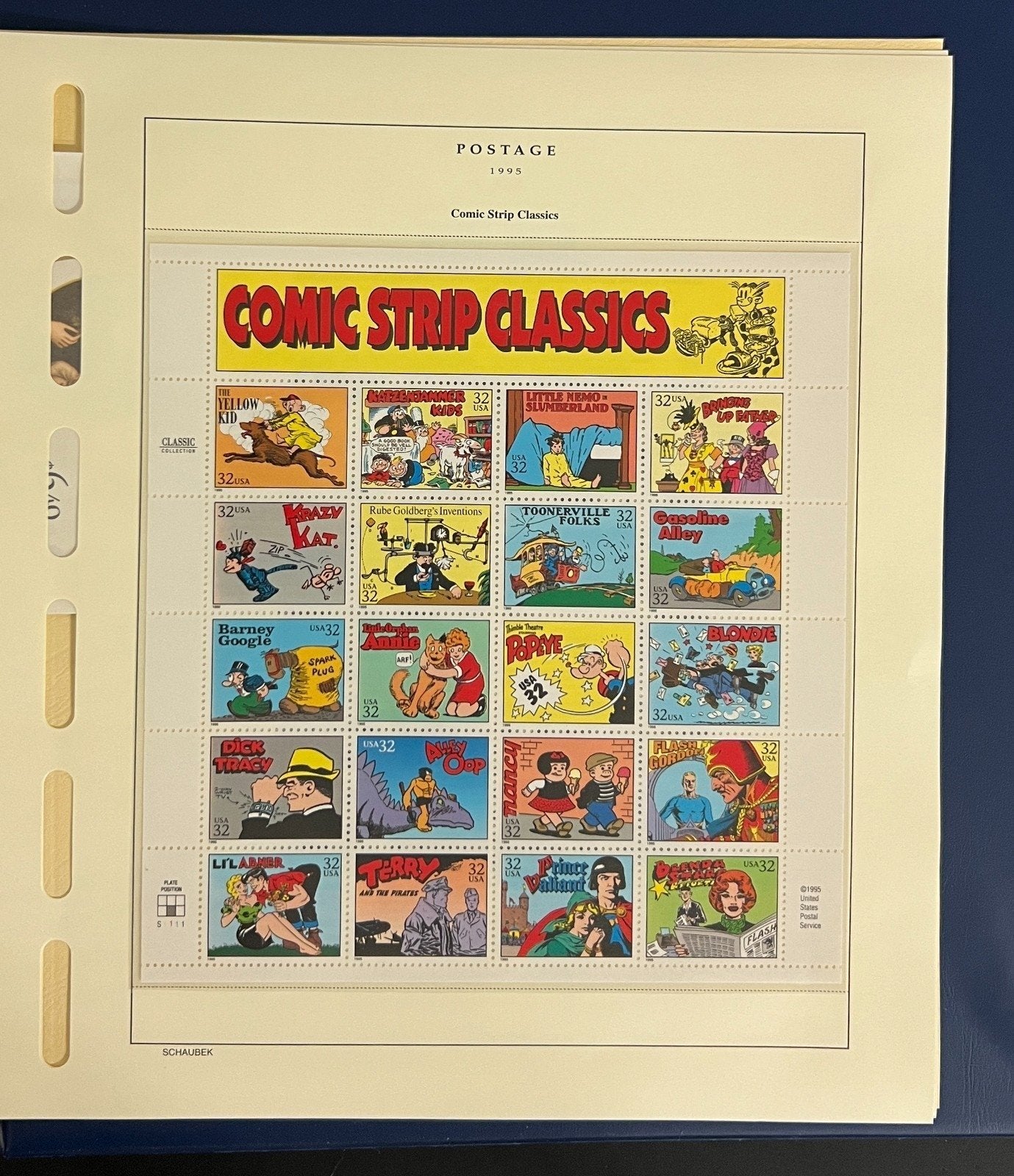 US 1994-1995 Nearly Complete MNH Collection in Schaubek Hingelesss Album ZAYIX